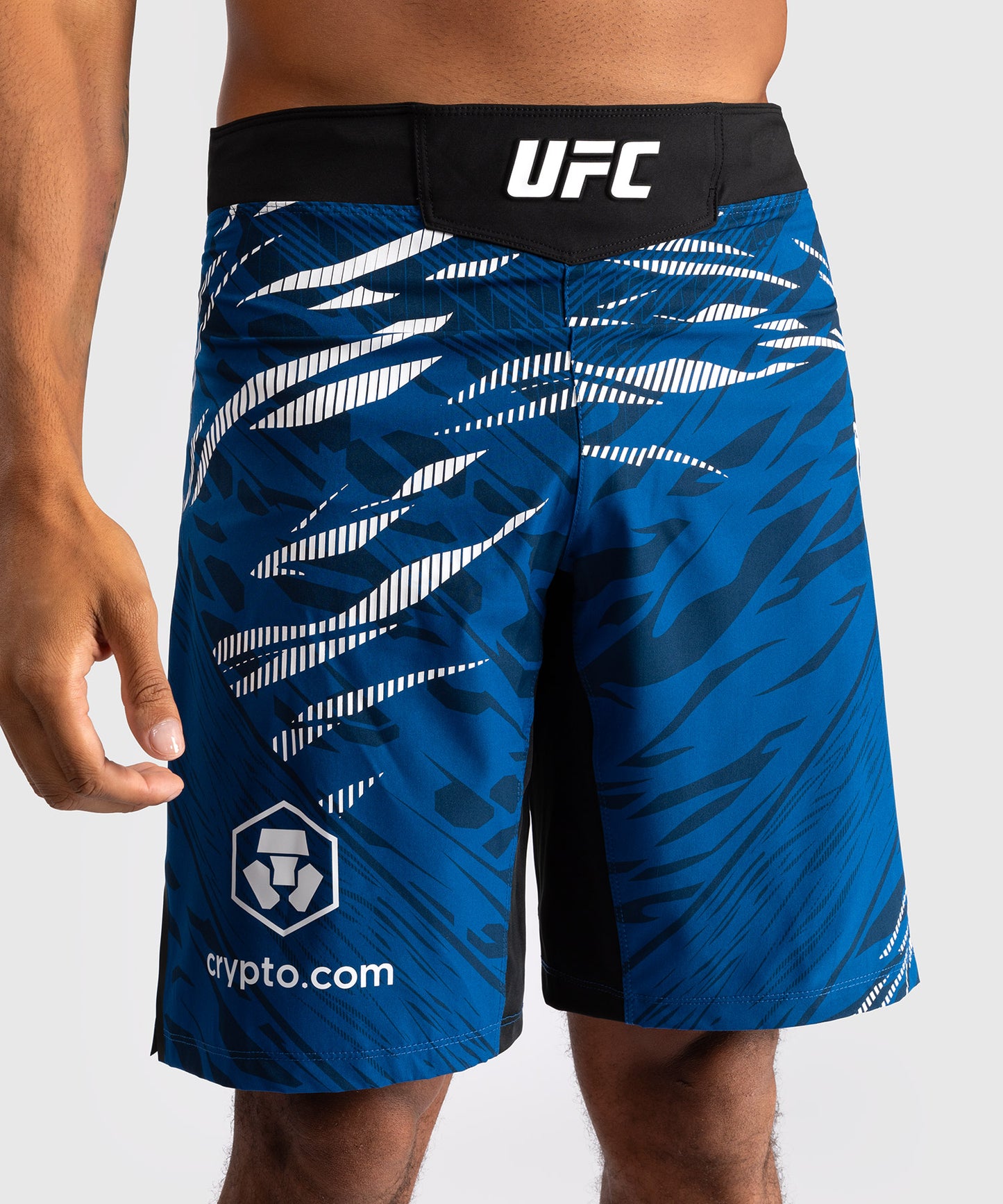 Shorts de Combat pour Hommes UFC Fusion by Venum Authentic Fight Night - Coupe Longue - Bleu