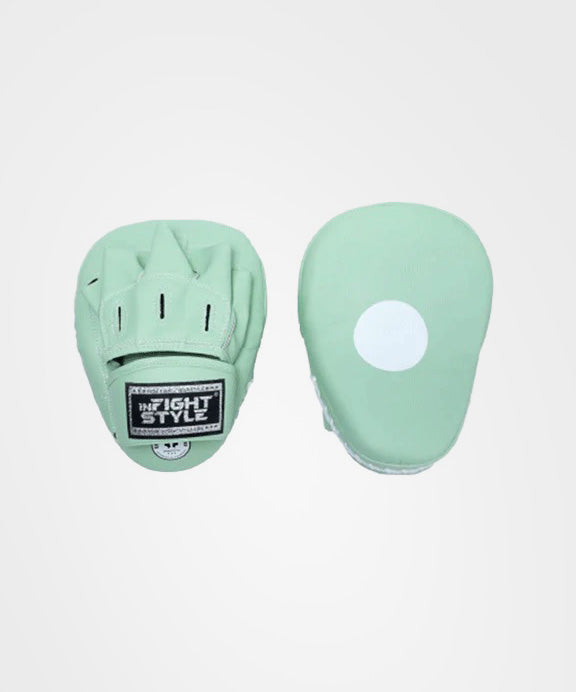 Infightstyle Curved Focus Mitts – Pastel Green