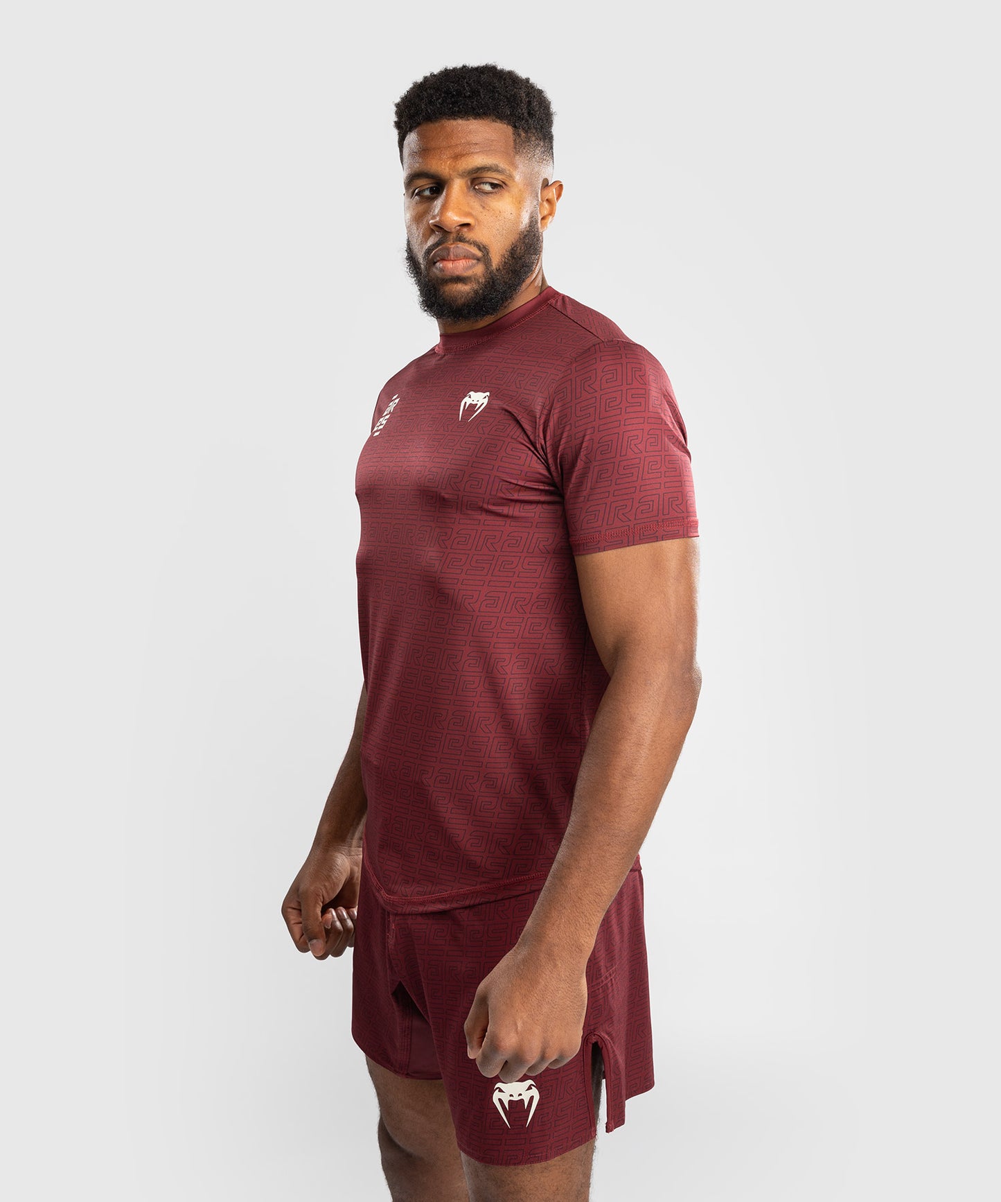 Venum x Ares Herren Dry-Tech T-shirt - Burgunder