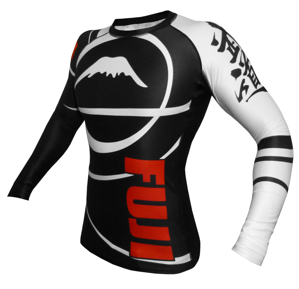 Rashguard Fuji Sports Freestyle IBJJF Ranked Manches Longues - Noir
