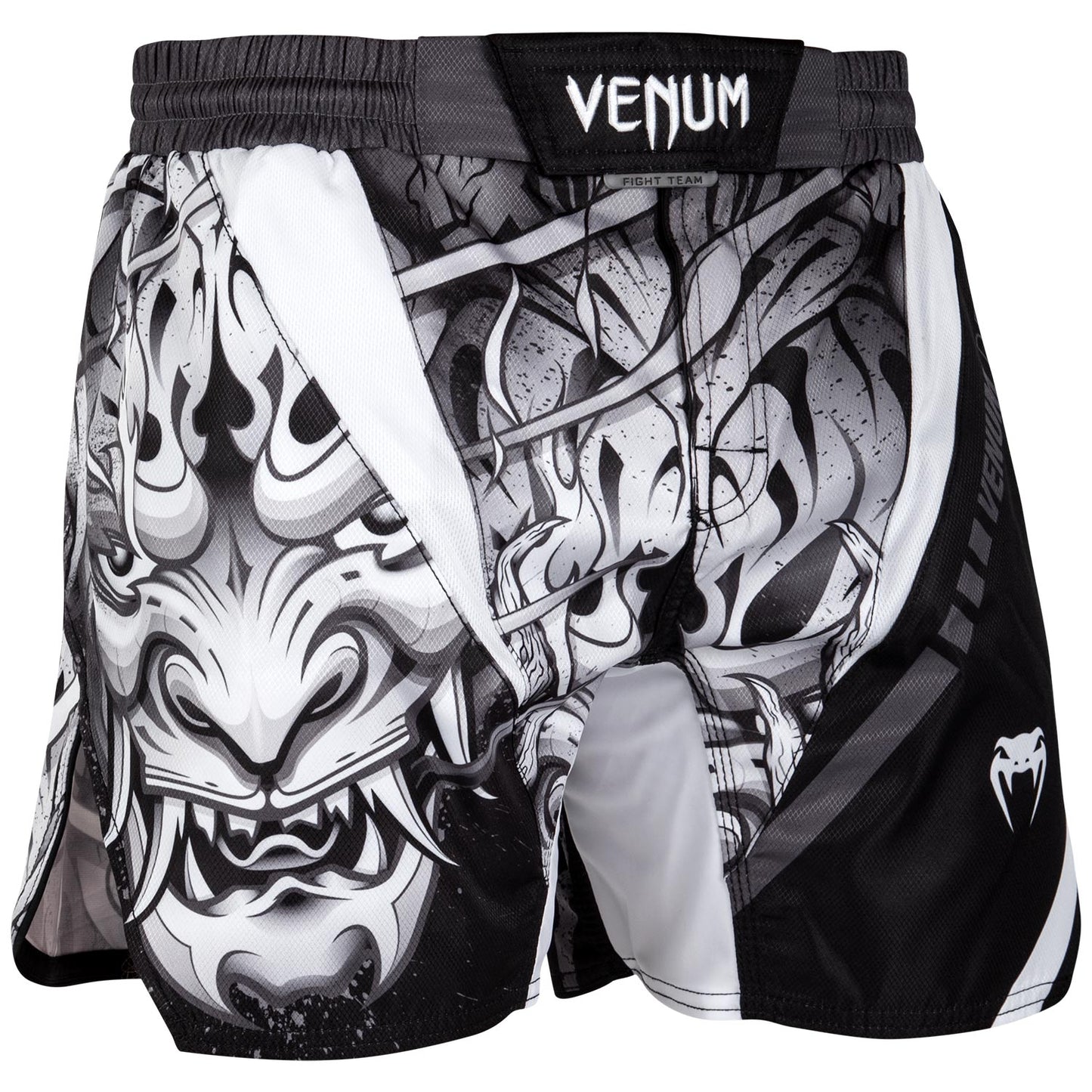 Venum Devil Fightshorts - White/Black