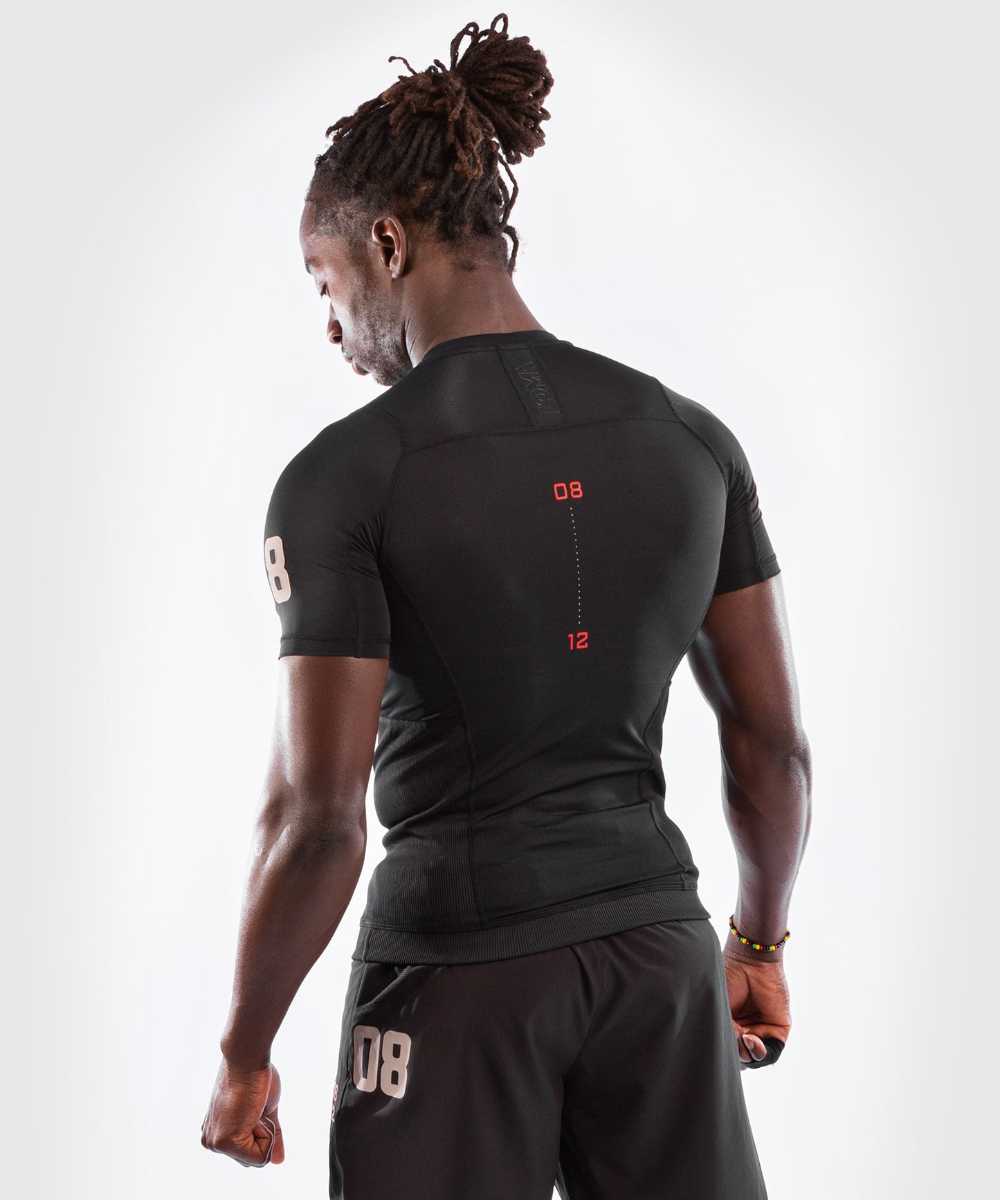 Venum Loma 08-12 Short Sleeve Rashguard - Black
