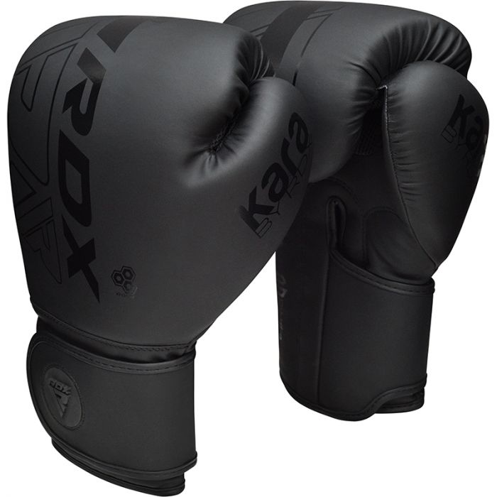 Gants de Boxe F6 Kara Rdx - Noir/Noir