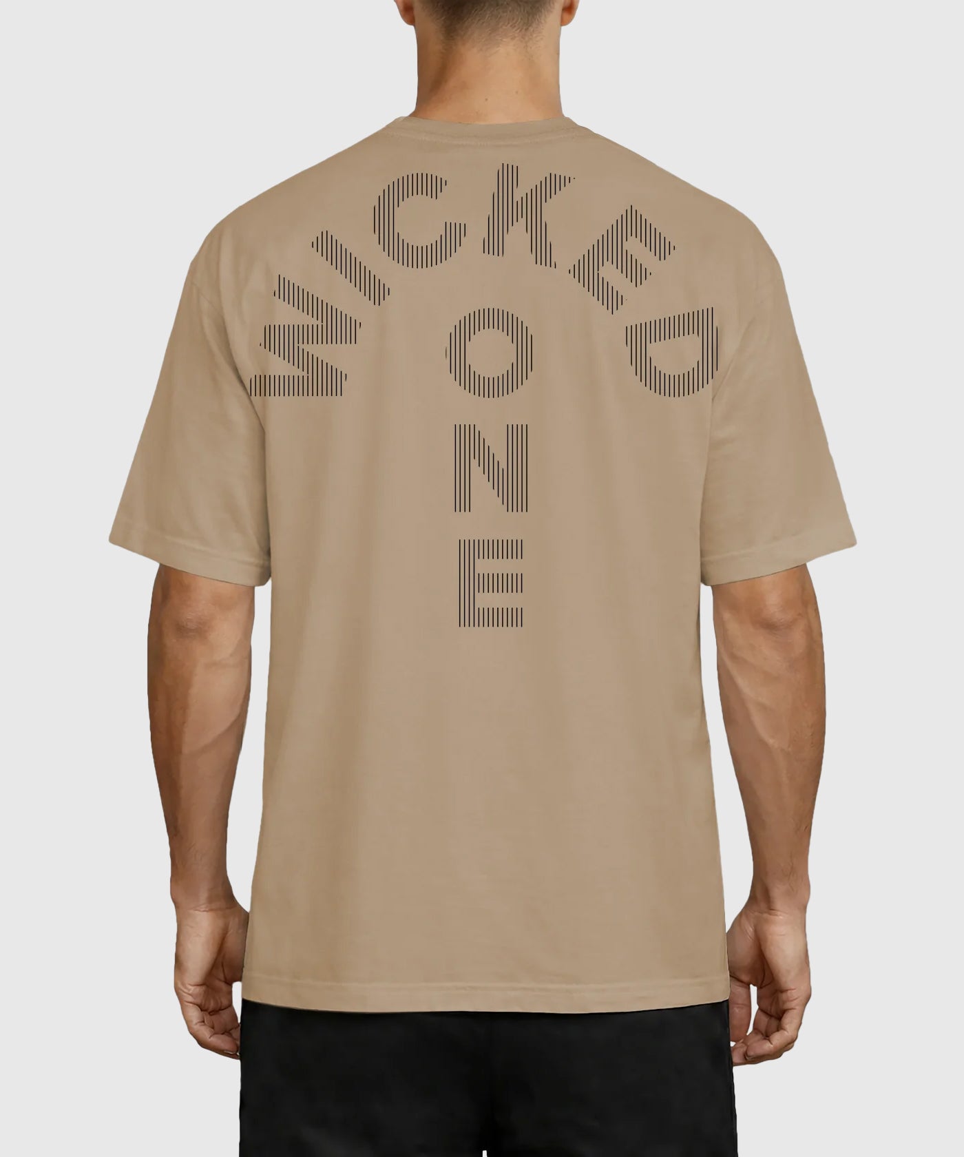 Wicked One Meteor Camiseta Oversize - Beige