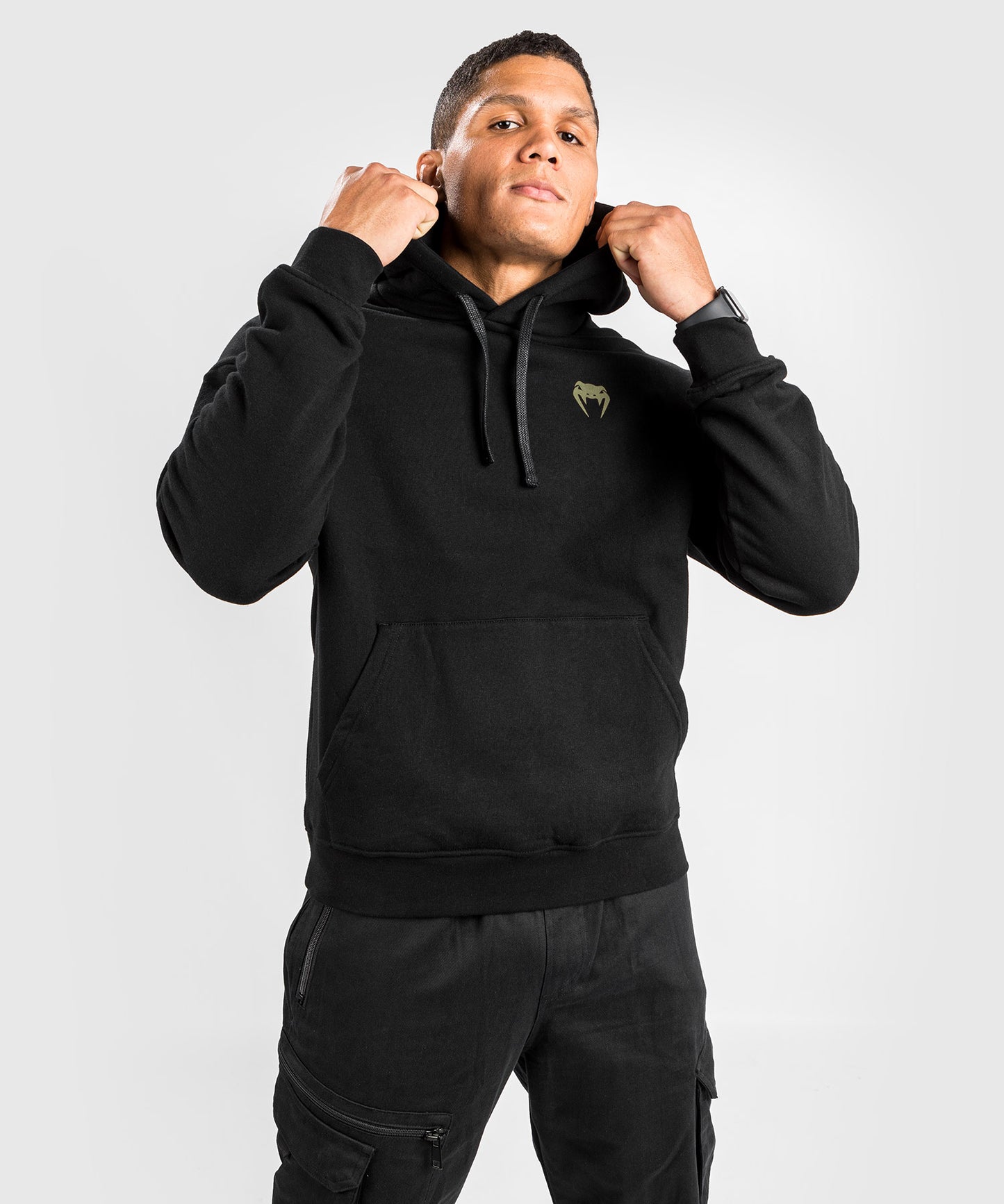 Felpa con cappuccio Venum Fangs - Vestibilità oversize - Nera