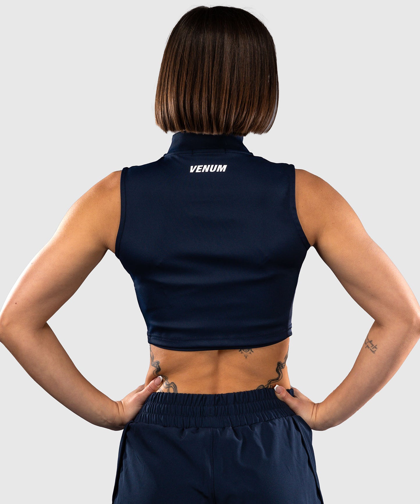Venum Sculpt Shape Crop Top Para Mujer - Azul Marino