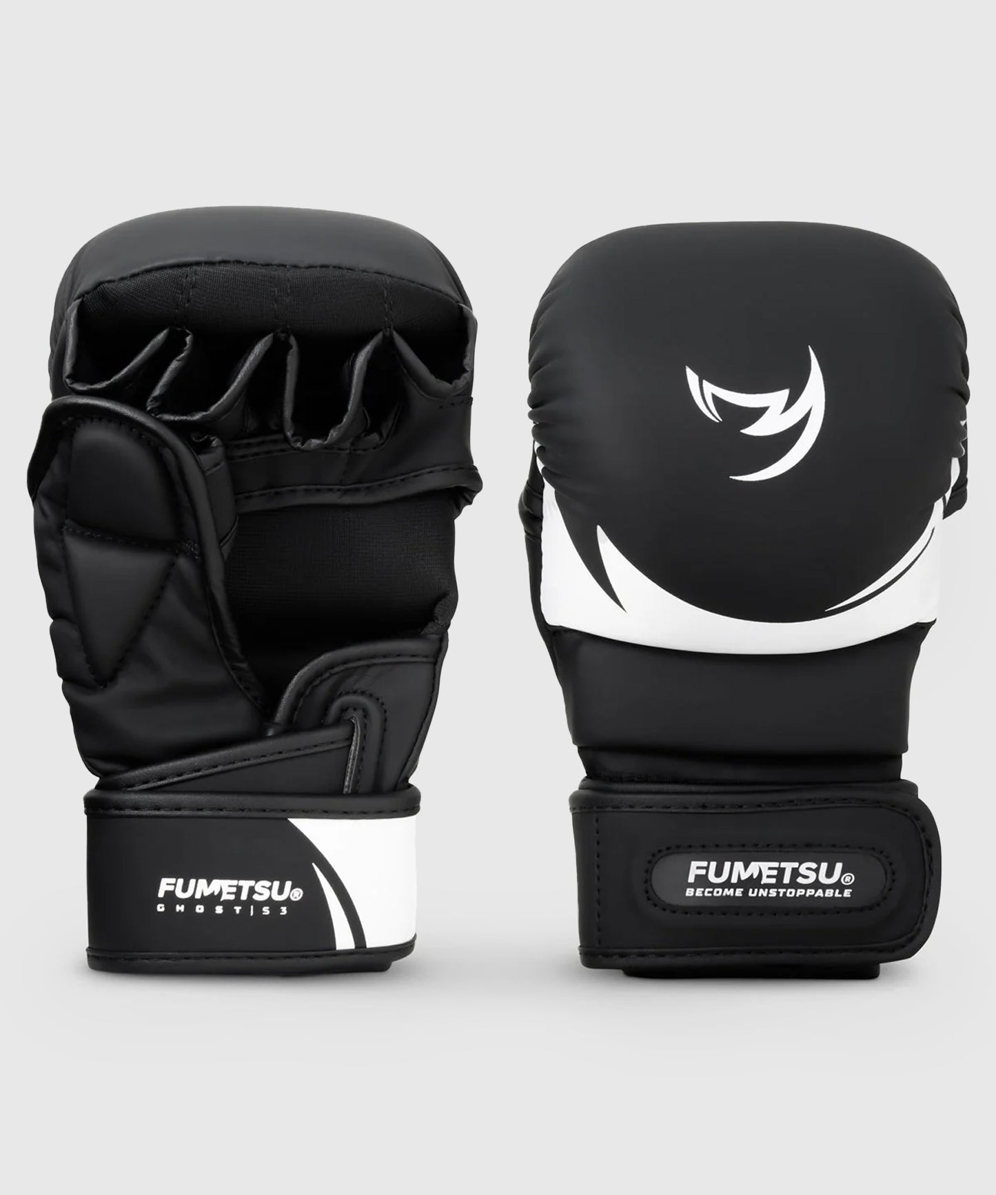 Gants de sparring MMA Ghost S3 Fumetsu - Noir/Blanc