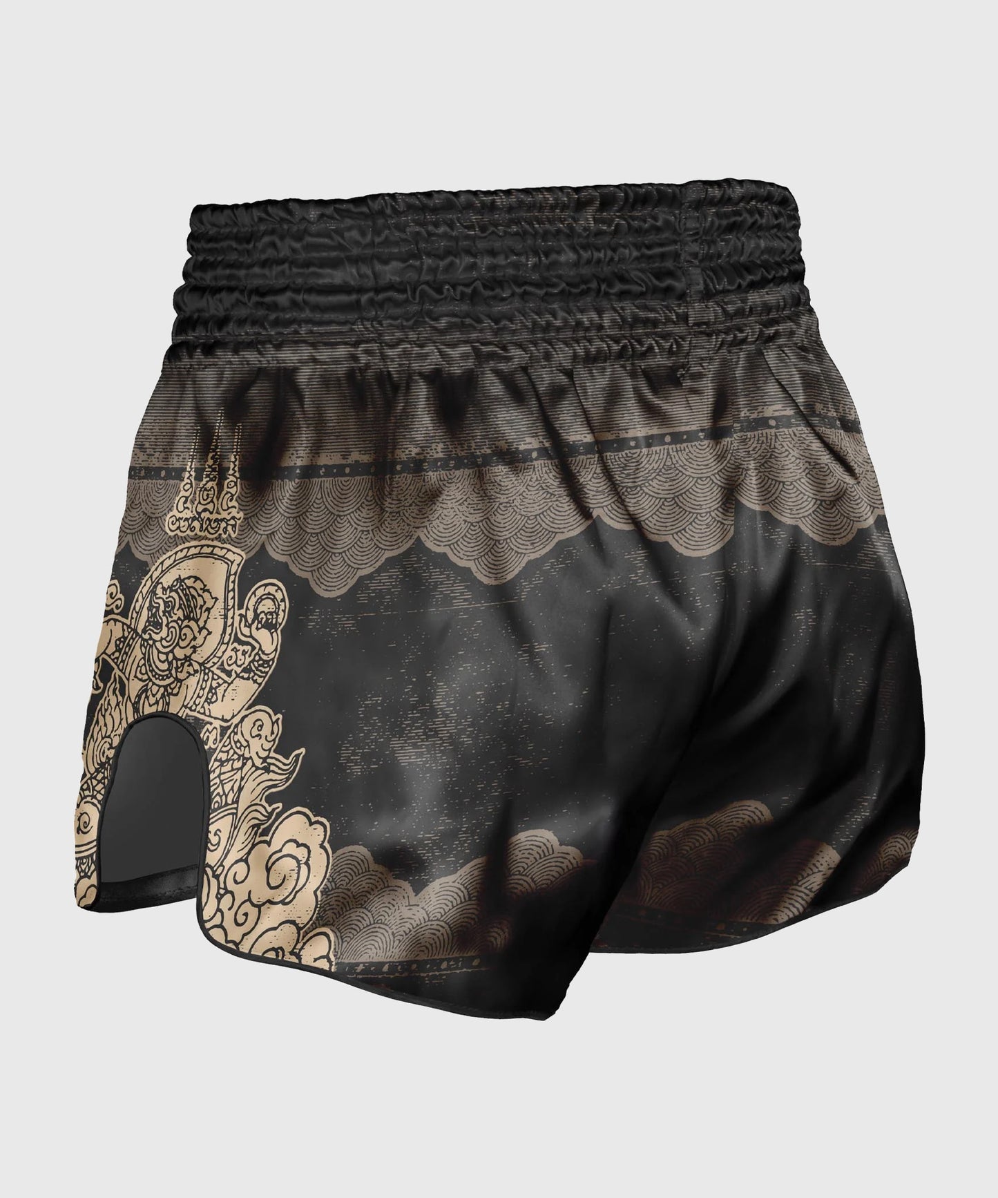 8 Weapons Hanuman Muay Thai Shorts - Black/Gold