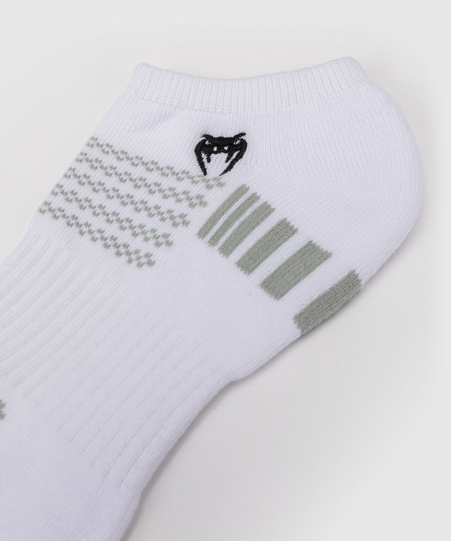 Venum Vector No-Show Socks 3 Pack - White/Grey