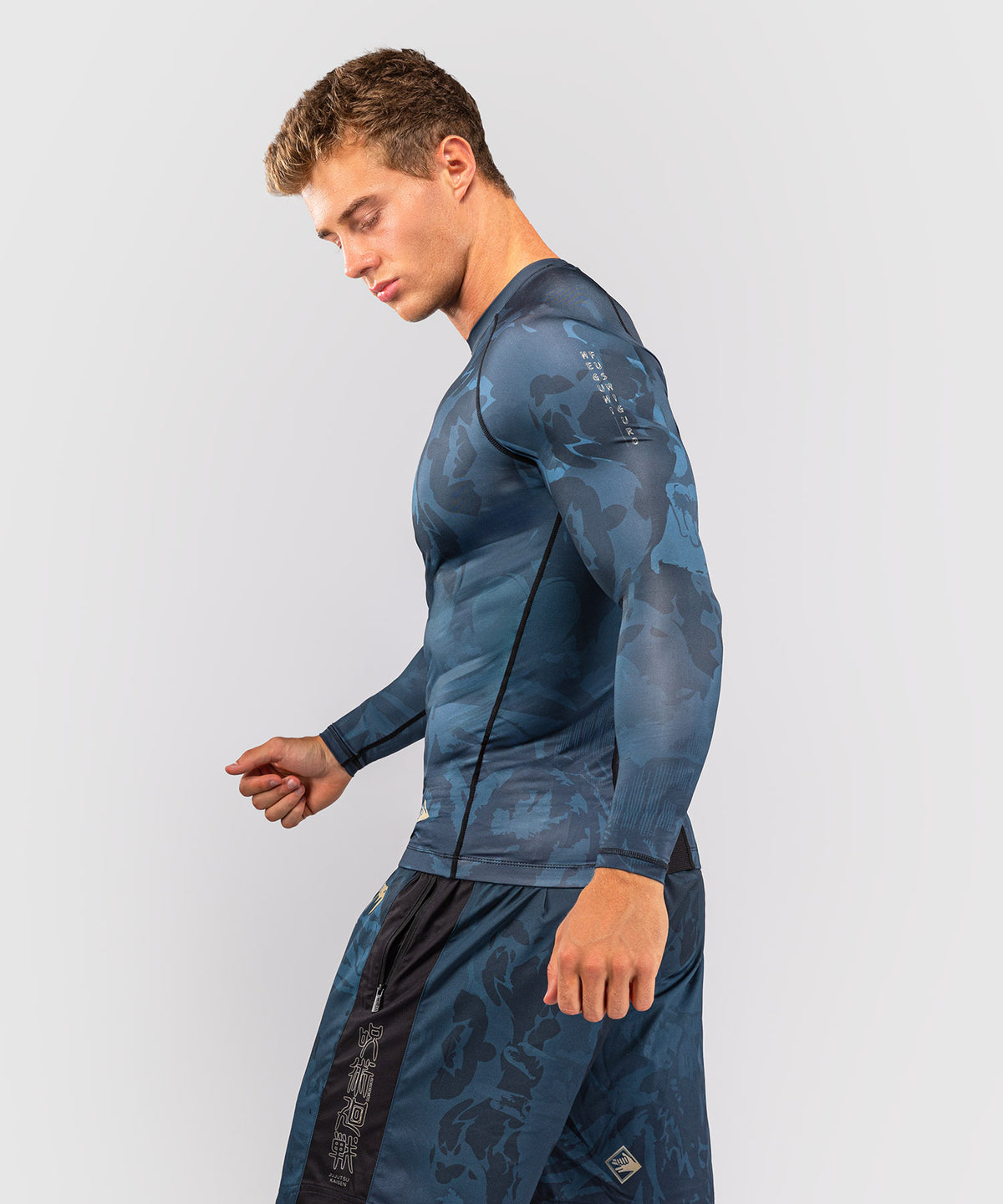 Jujutsu Kaisen x Venum Fushiguro Rashguard a Maniche Lunghe – Verde Oceano
