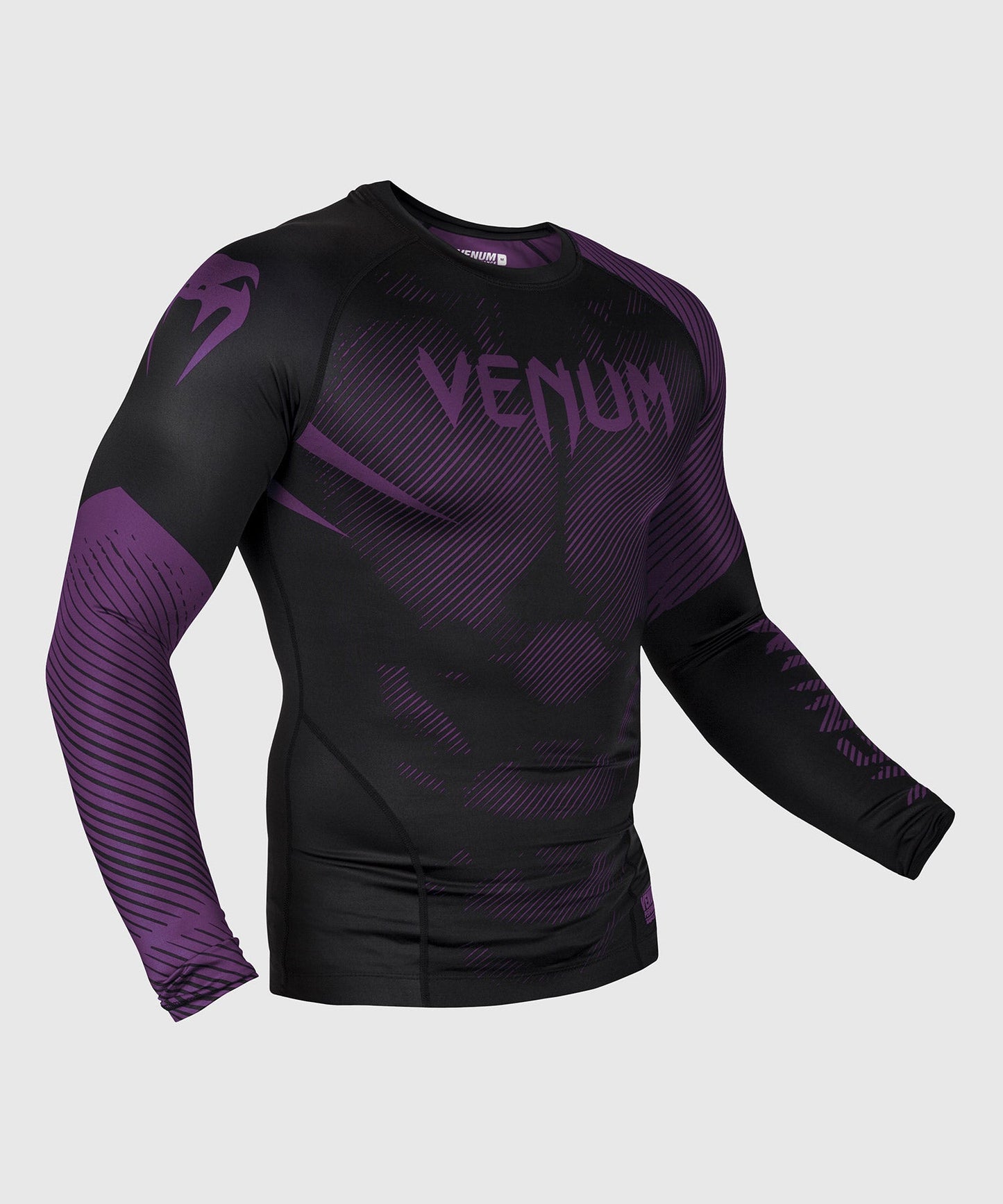 Rashguard Venum NoGi 2.0 - IBJJF Approved Long Sleeve - Black/Purple