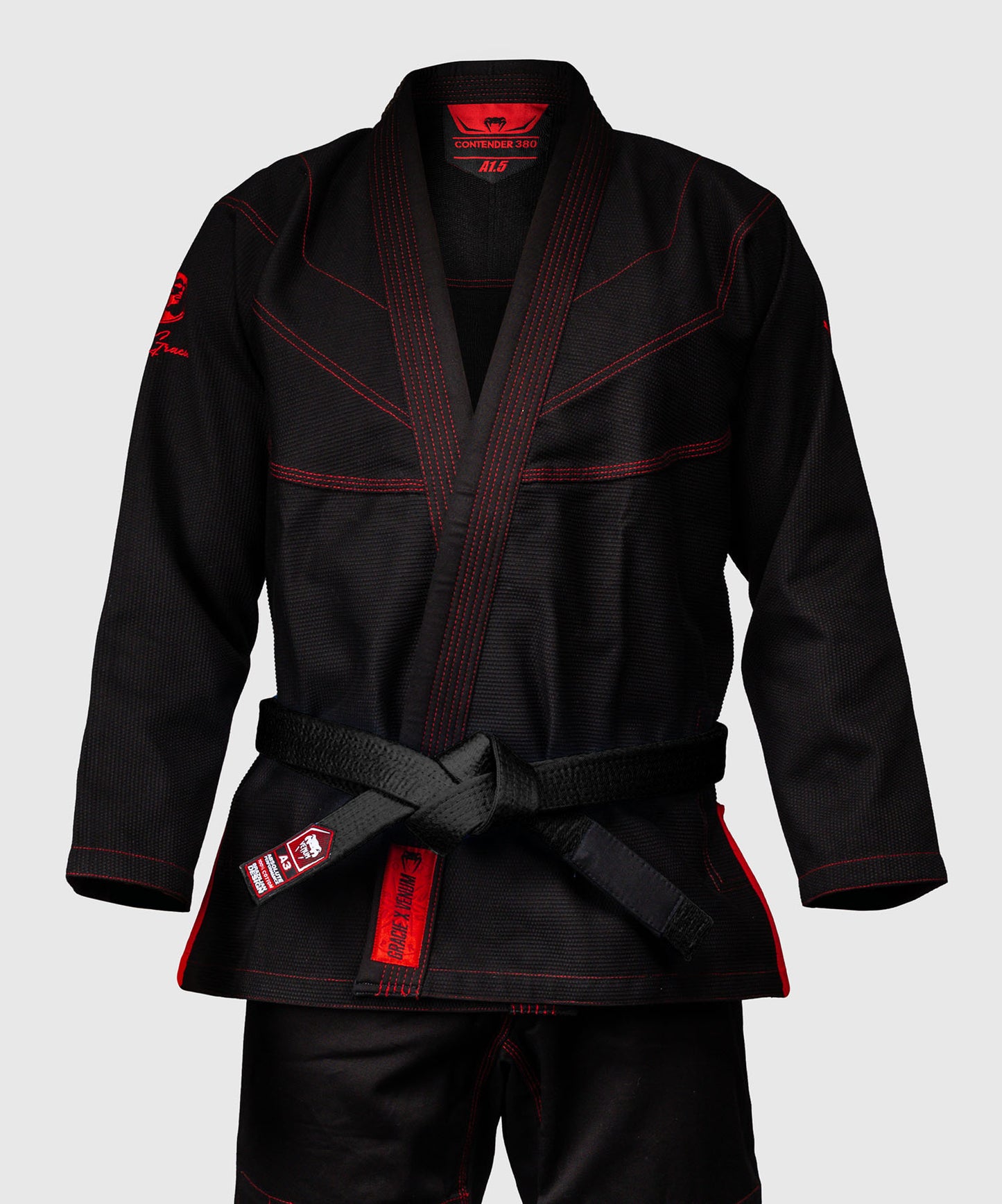Venum x Roger Gracie Signature BJJ Gi - Black/Red