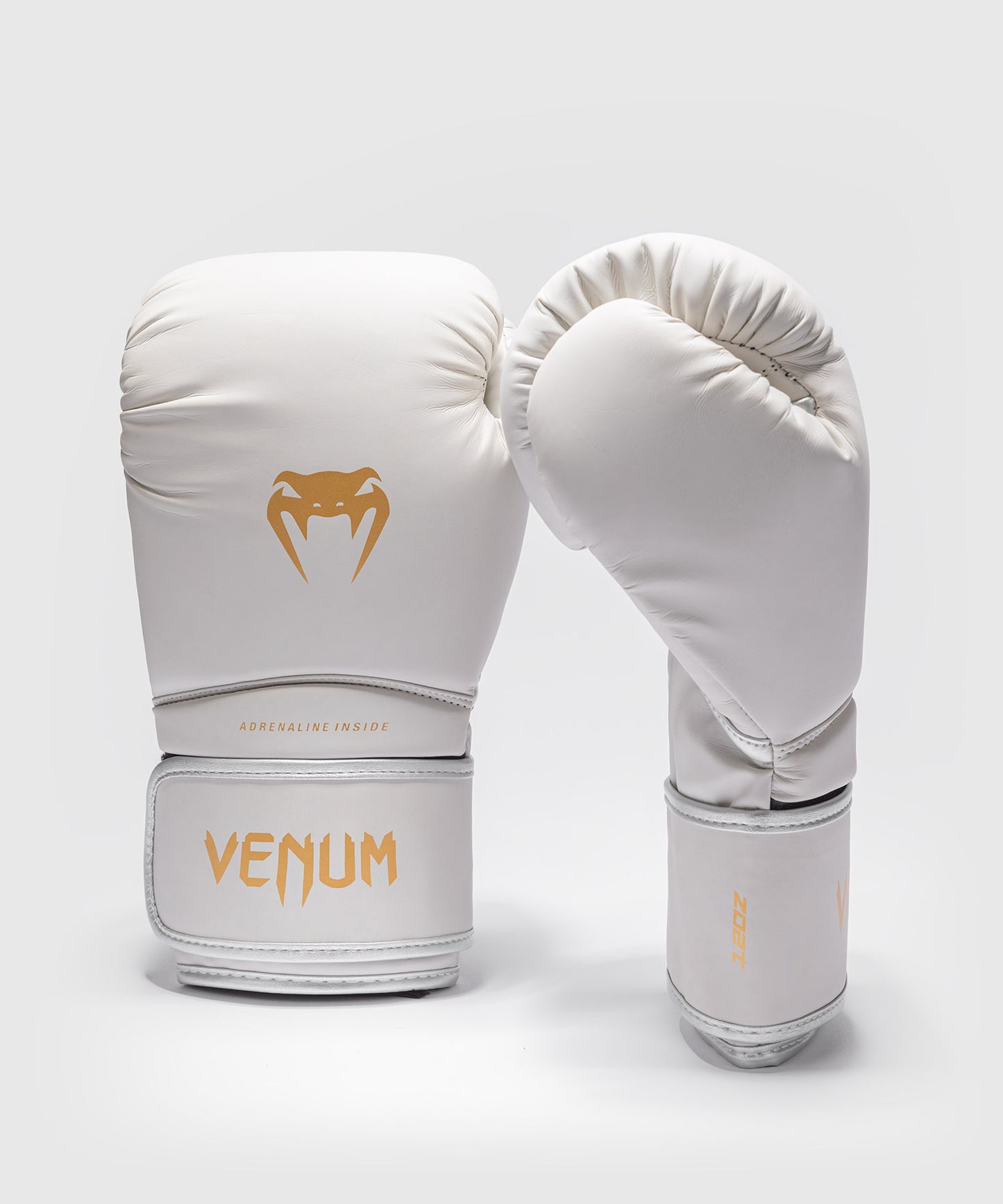 Venum Contender 1.5 Boxing Gloves - Ivory/ Gold