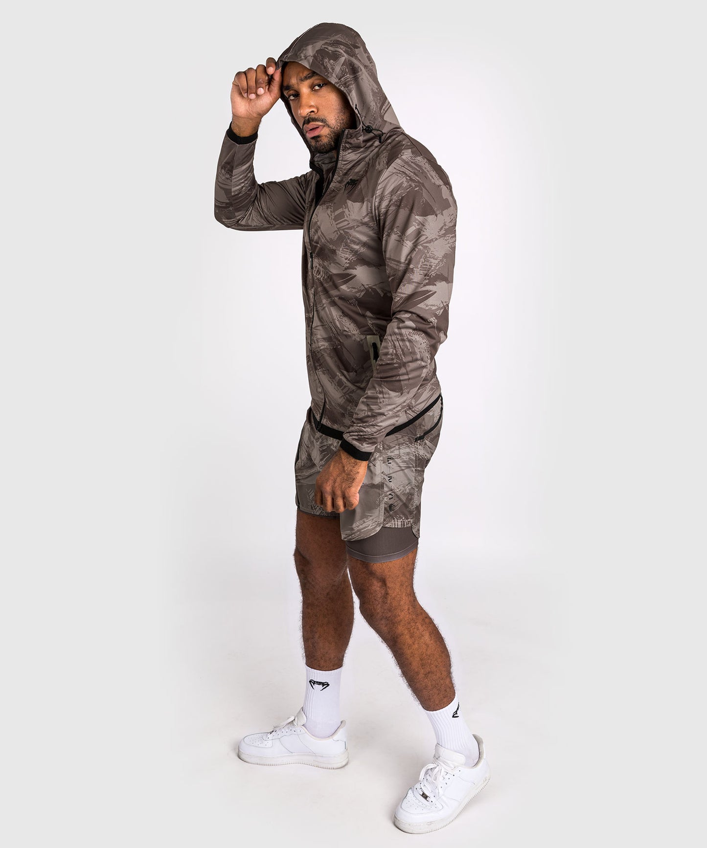 Sweat à capuche Venum Electron 3.0 - Sable