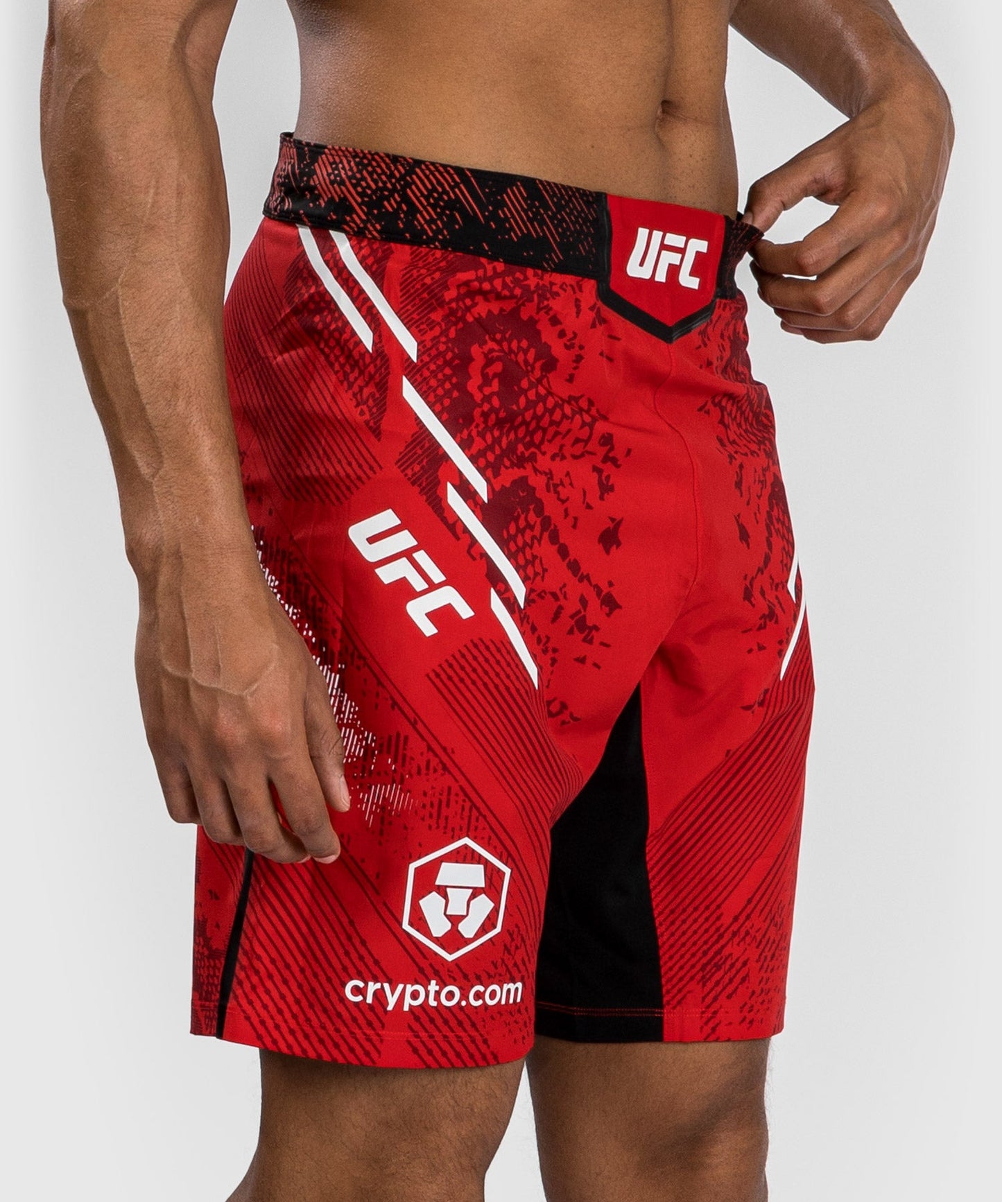 Men's UFC Adrenaline by Venum Authentic Fight Night Long-Cut Shorts - Red
