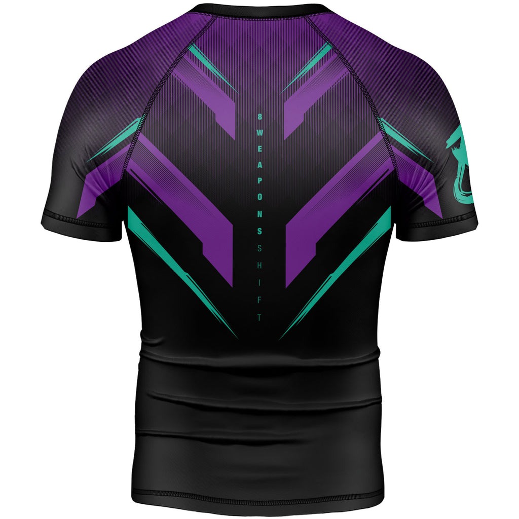 Rashguard 8 Weapons Shift Cyber - Noir