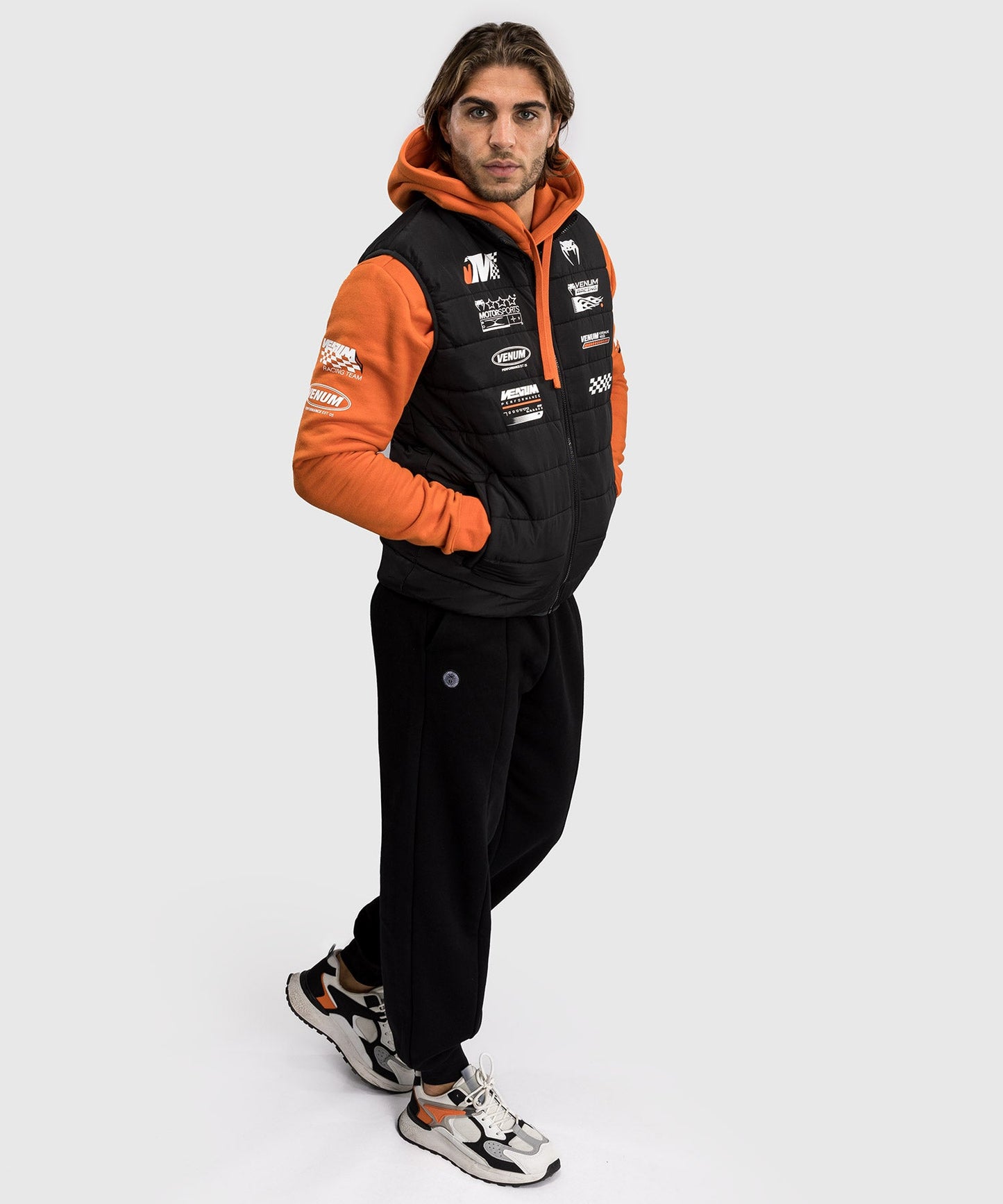 Venum Motorsport Daunenjacke - Tiefschwarz