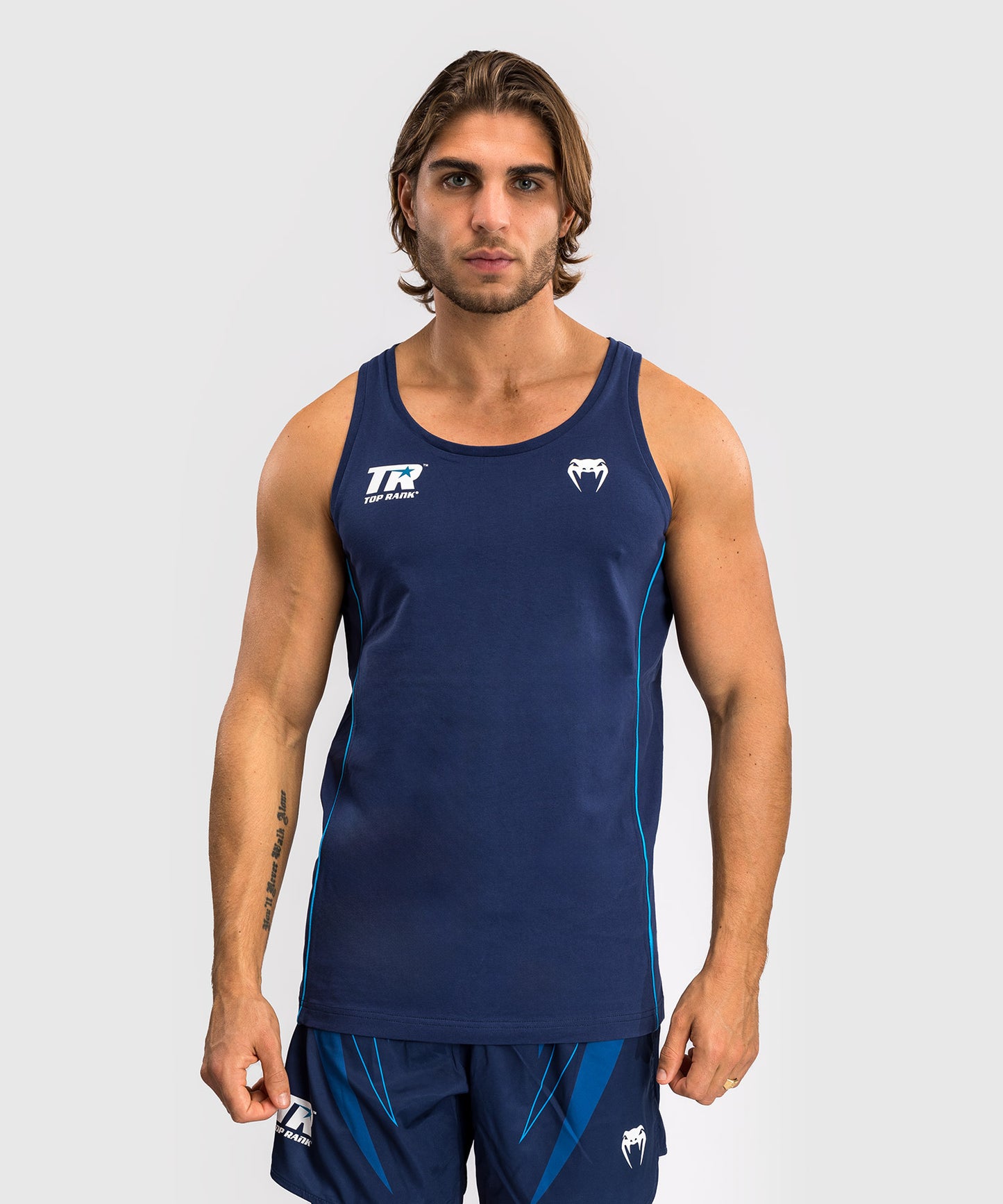 Débardeur Venum x Top Rank Original pour Hommes - Bleu Marine