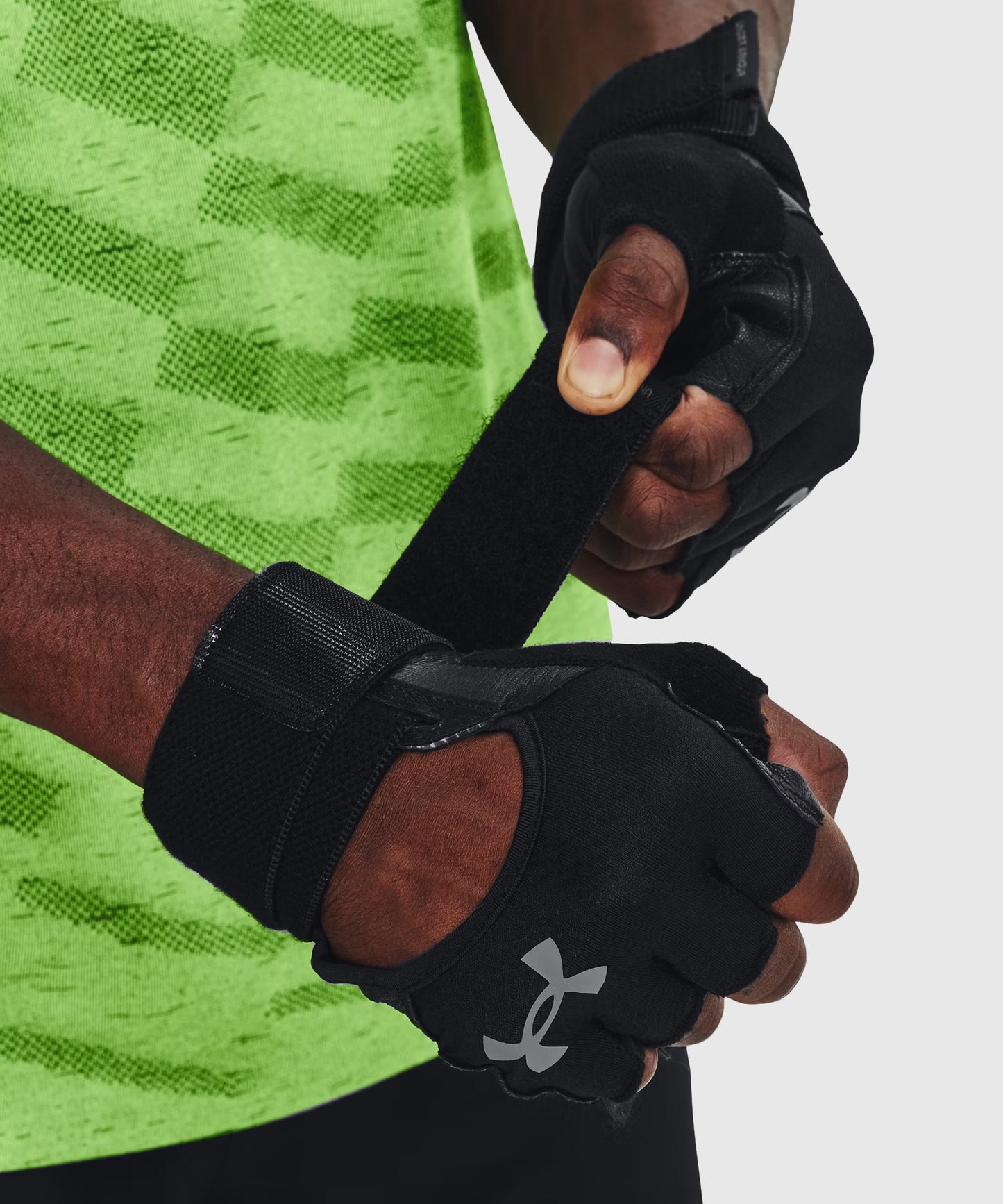 Gants D'Haltérophilie Under Armour Ua - Noir