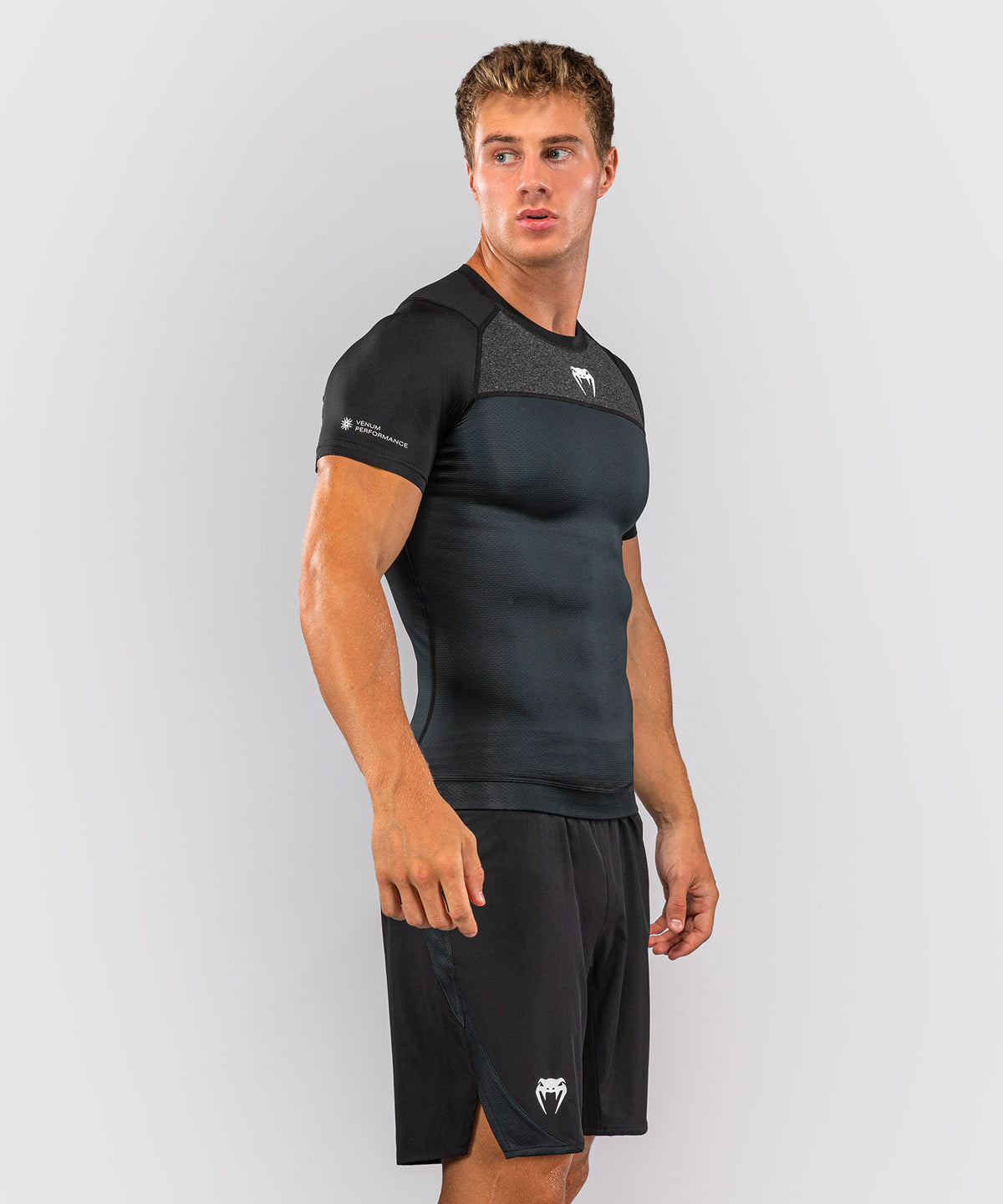 Rashguard manches courtes Venum G-Fit Scale - Noir