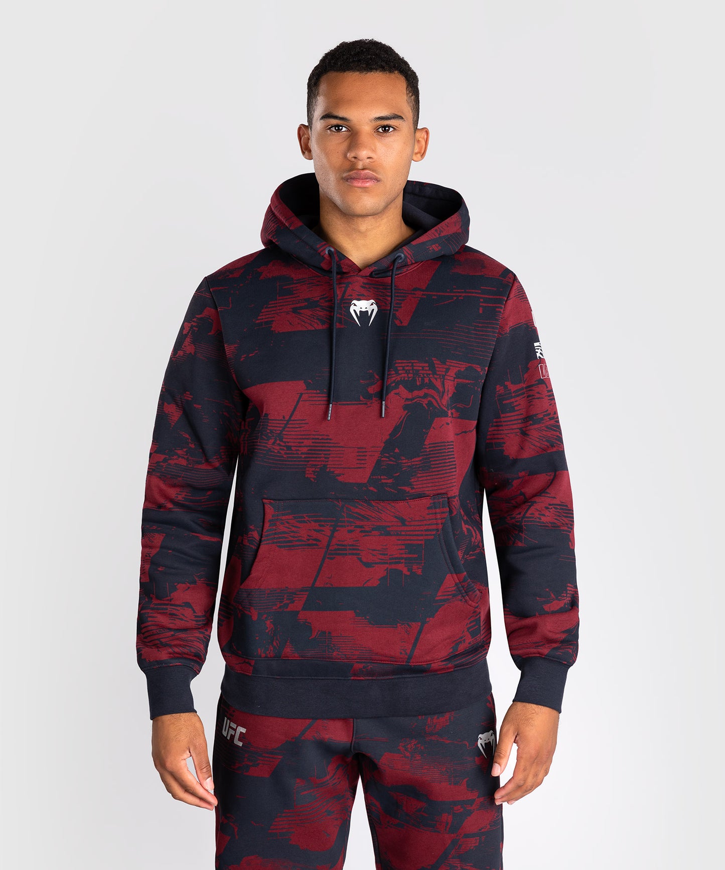 UFC Zenith by Venum Authentic Fight Week Sudadera Hombre - Azul marino/Burdeos/Plateado