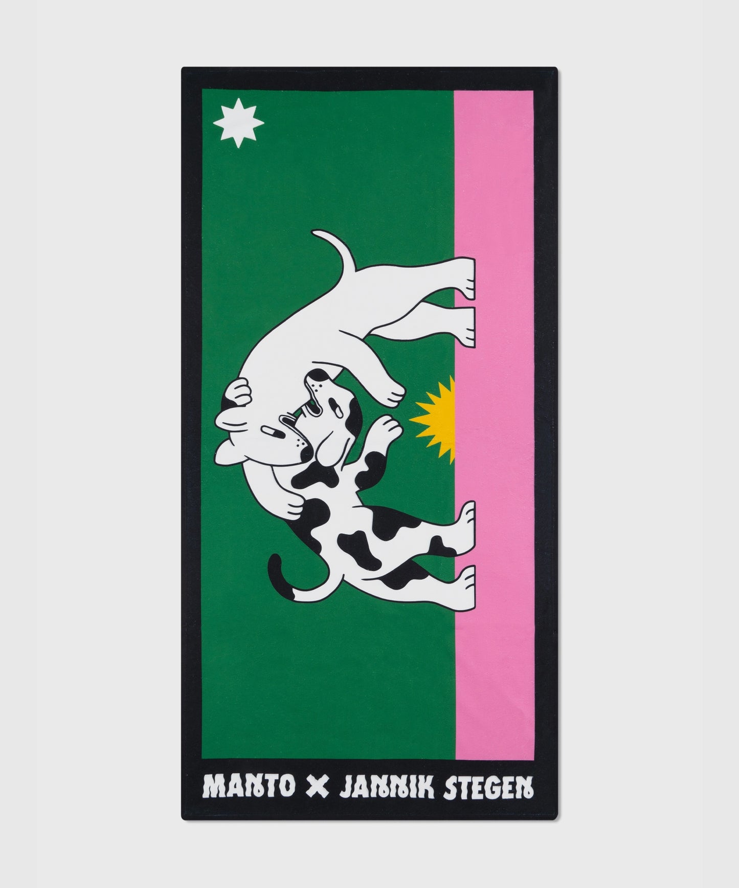 Manto Dogs Toalla Deportiva - Negro