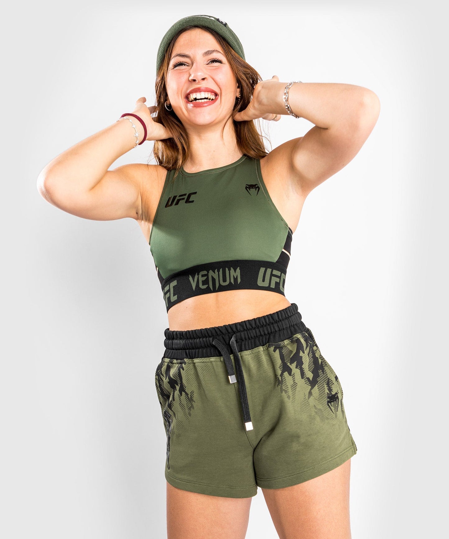 Women's UFC Weigh-In Bra Venum Authentic Fight Week - Khaki