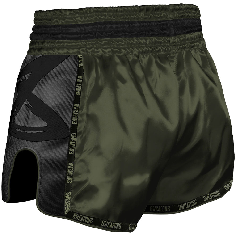 Short de Muay Thai 8 Weapons Underworld Carbon - Olive