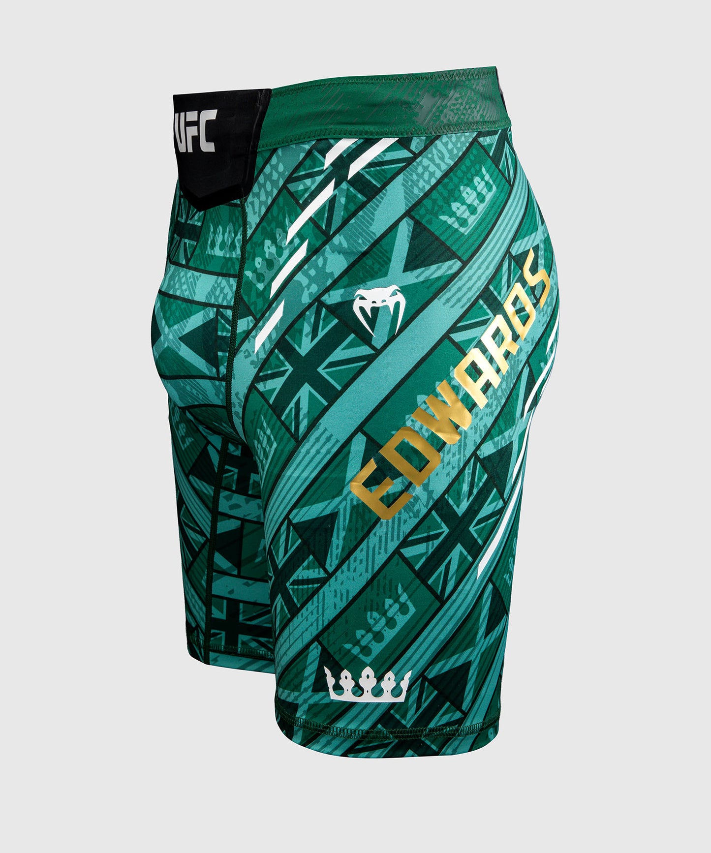 UFC Unrivaled by Venum Leon Edwards Pantalones Vale Tudo para Hombres - Verde