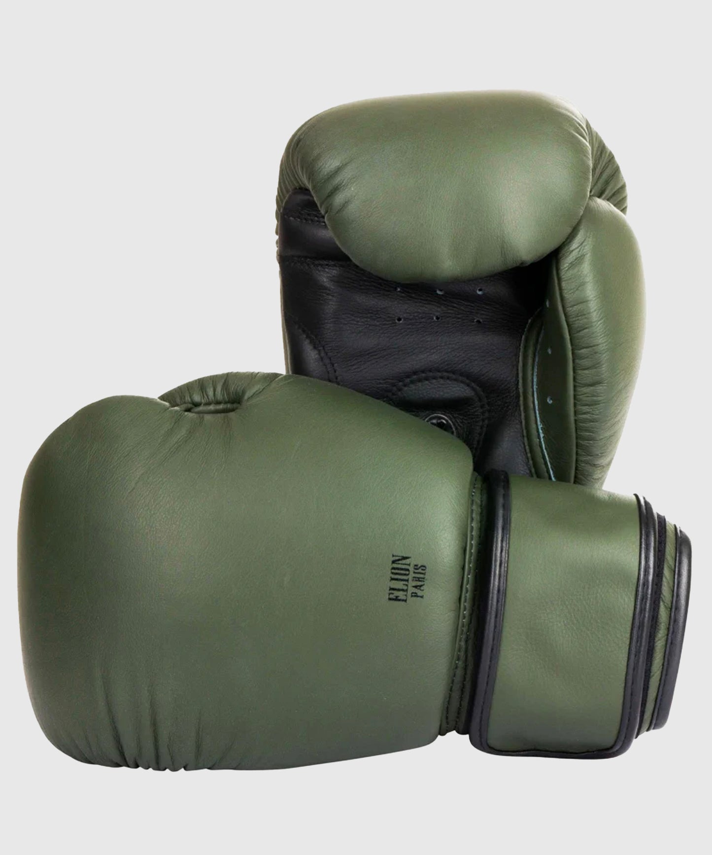 Gants de Boxe Elion Paris - Kaki Mat/Noir Mat