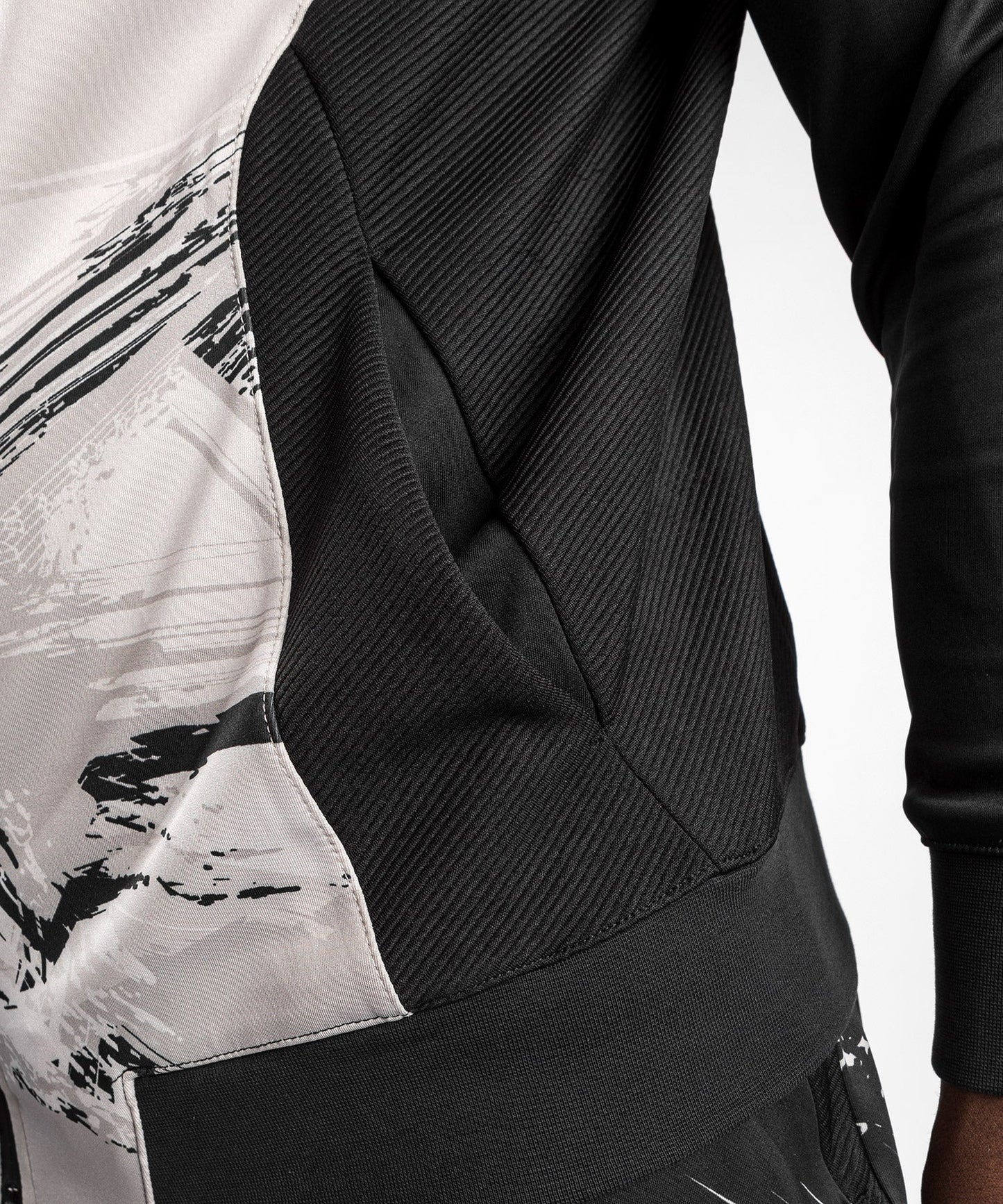 Men's UFC Venum Authentic Fight Week 2.0 Zip Hoodie - Sand/Black