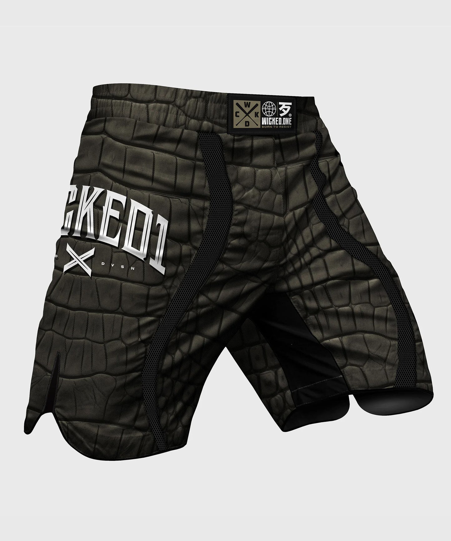 Wicked One Eager Caïman Fight Shorts - Khaki