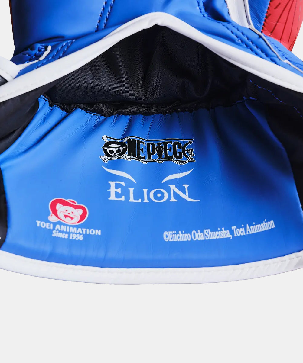 Elion X One Piece Luffy Boxing Gloves - Red/Blue