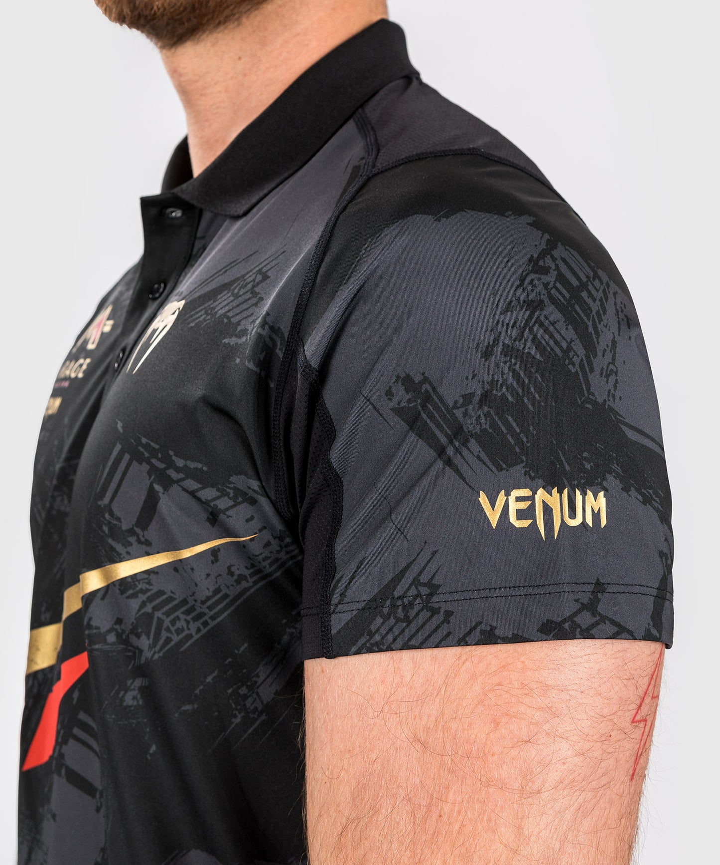Venum x Mirage Polo - Negro/Oro