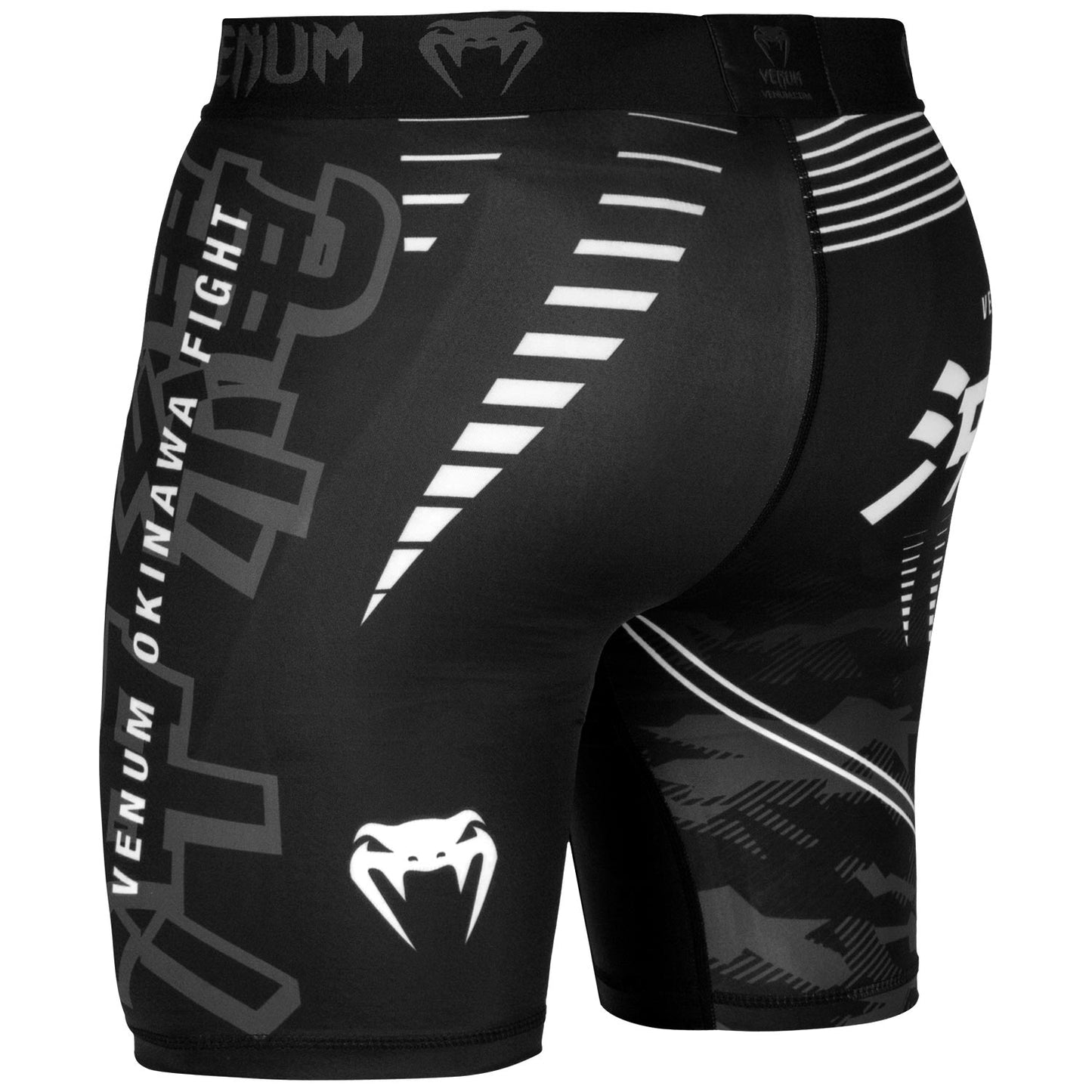 Venum Okinawa 2.0 Compression Shorts - Black/White