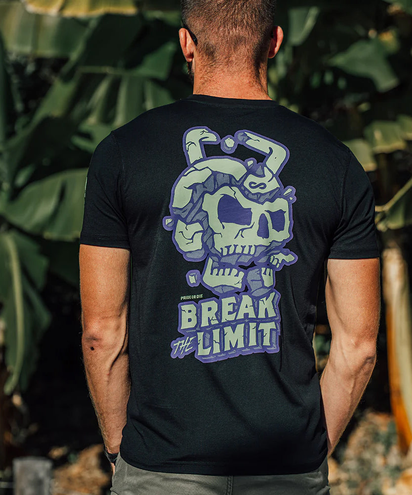 T-Shirt Pride Or Die Break The Limit - Noir