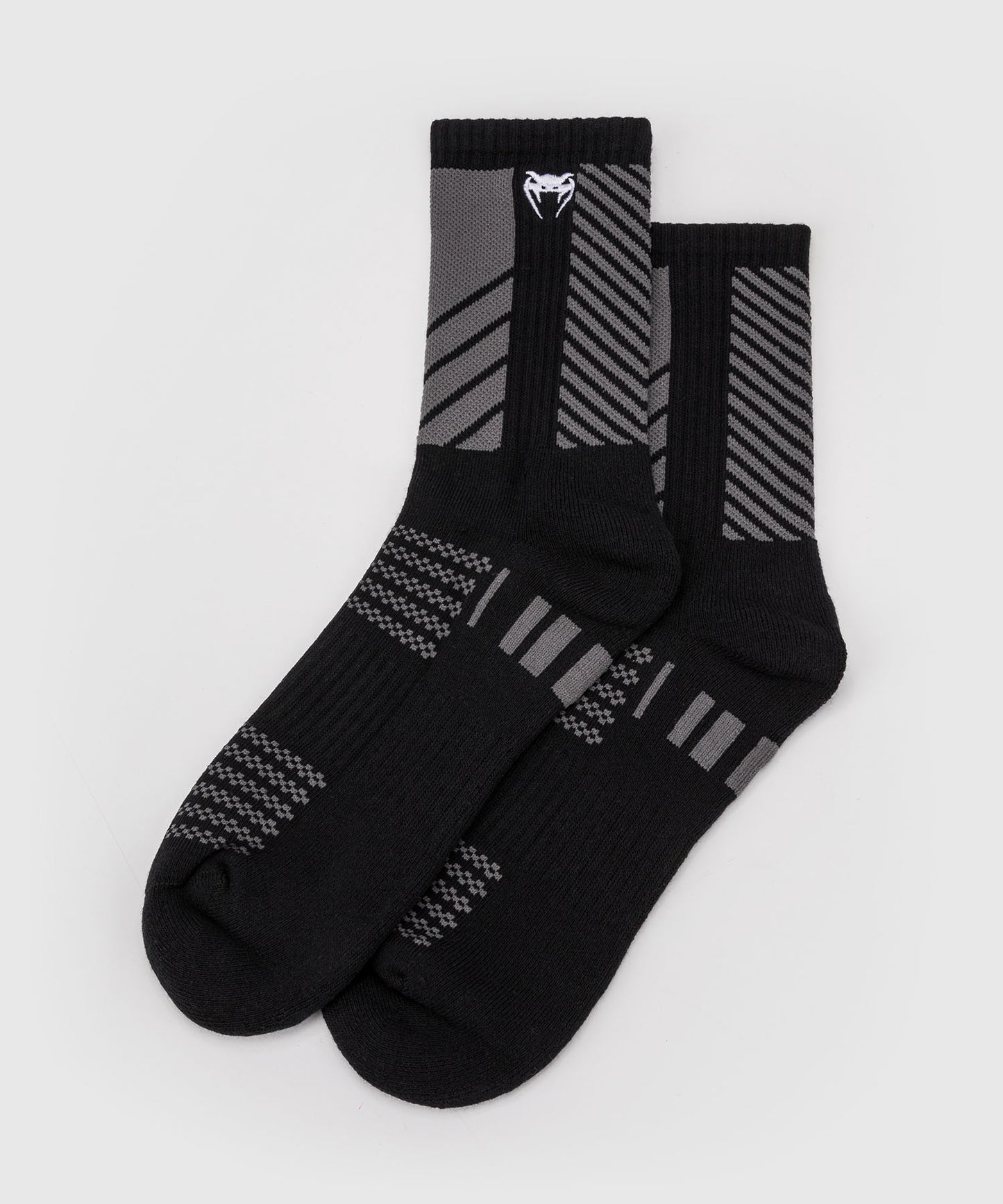 Venum Vector Crew Socks 3 Pack - Black/Grey