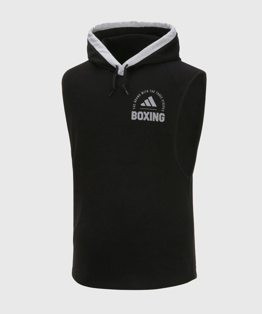 Adidas Boxwear Traditional Sleeveless Sweatshirt - Black/Grey