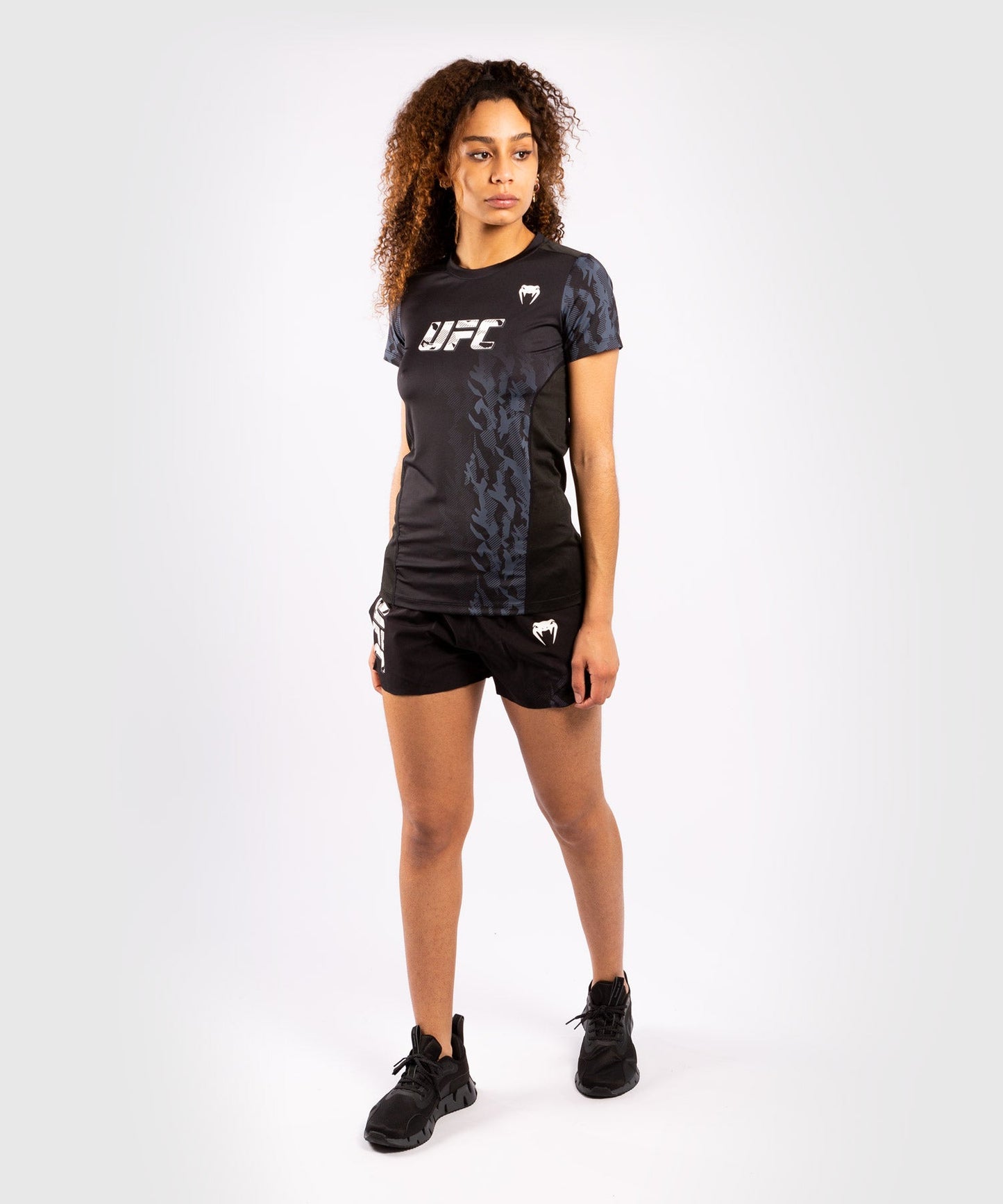 Women's UFC Venum Authentic Fight Week Shorts - Black