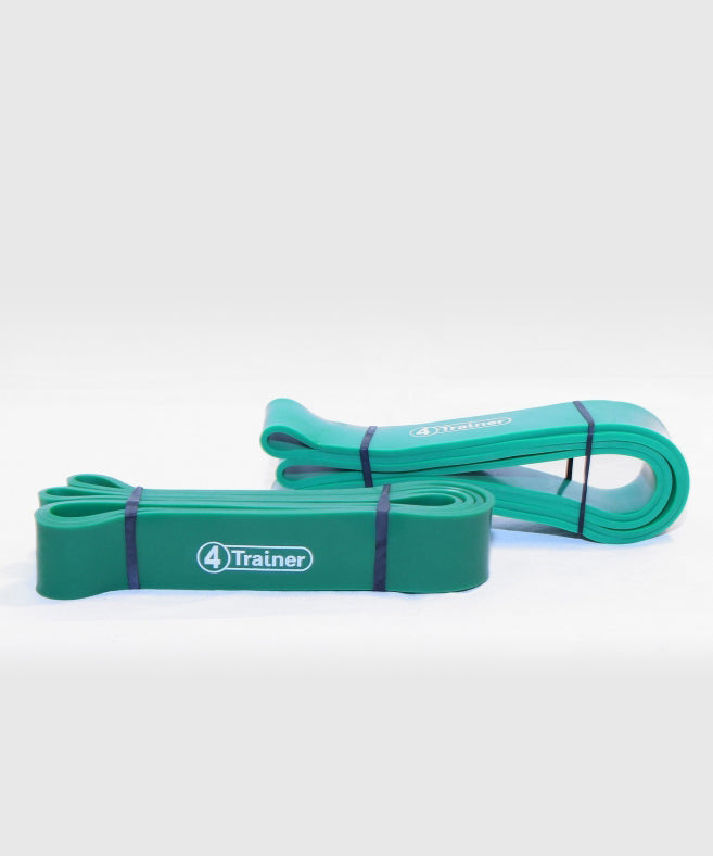 Bande élastique 4Trainer Powerband Fort - Résistance 15 à 23 kg - Vert