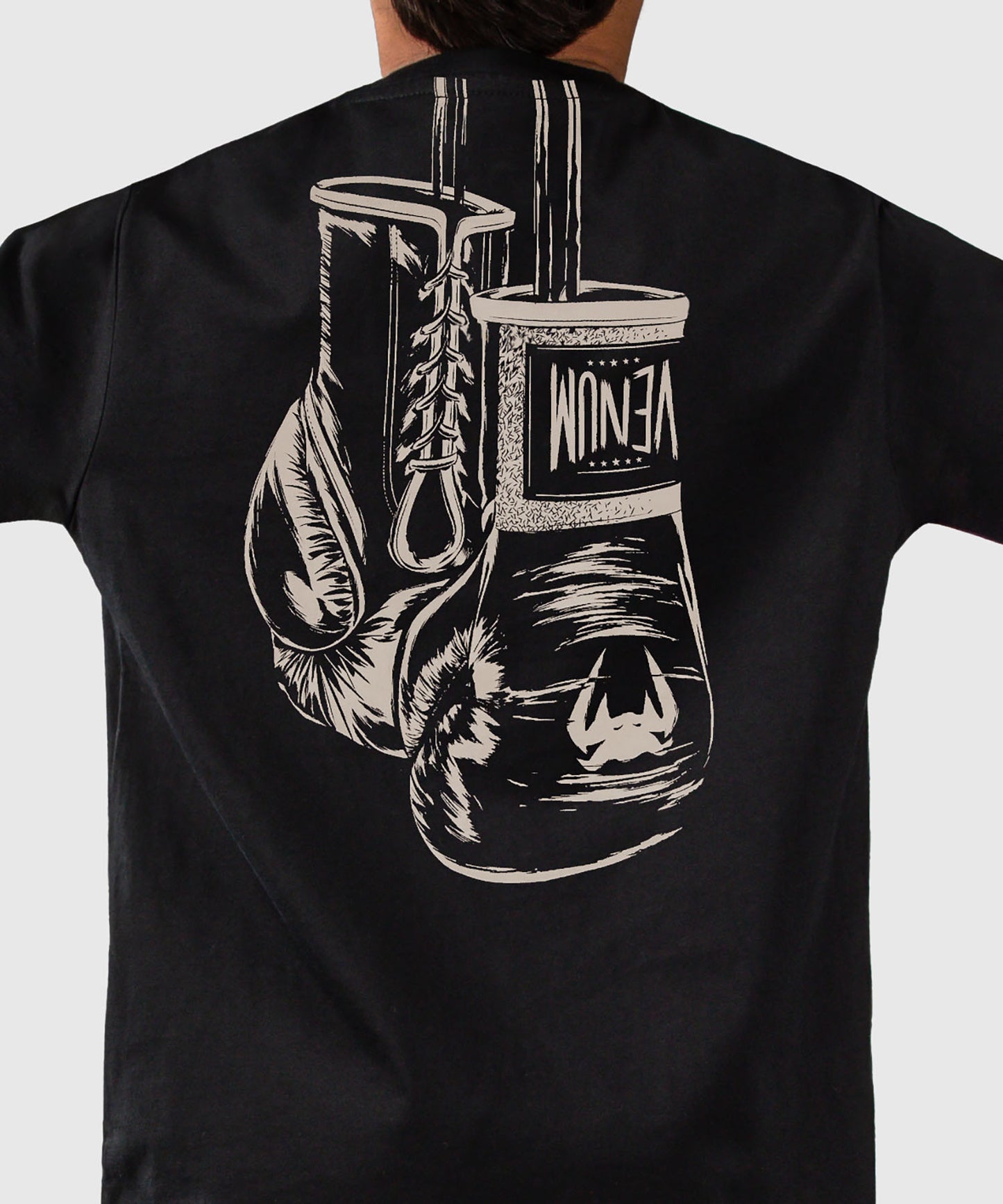 Venum Fight Icon T-Shirt aus Baumwolle - Schwarz