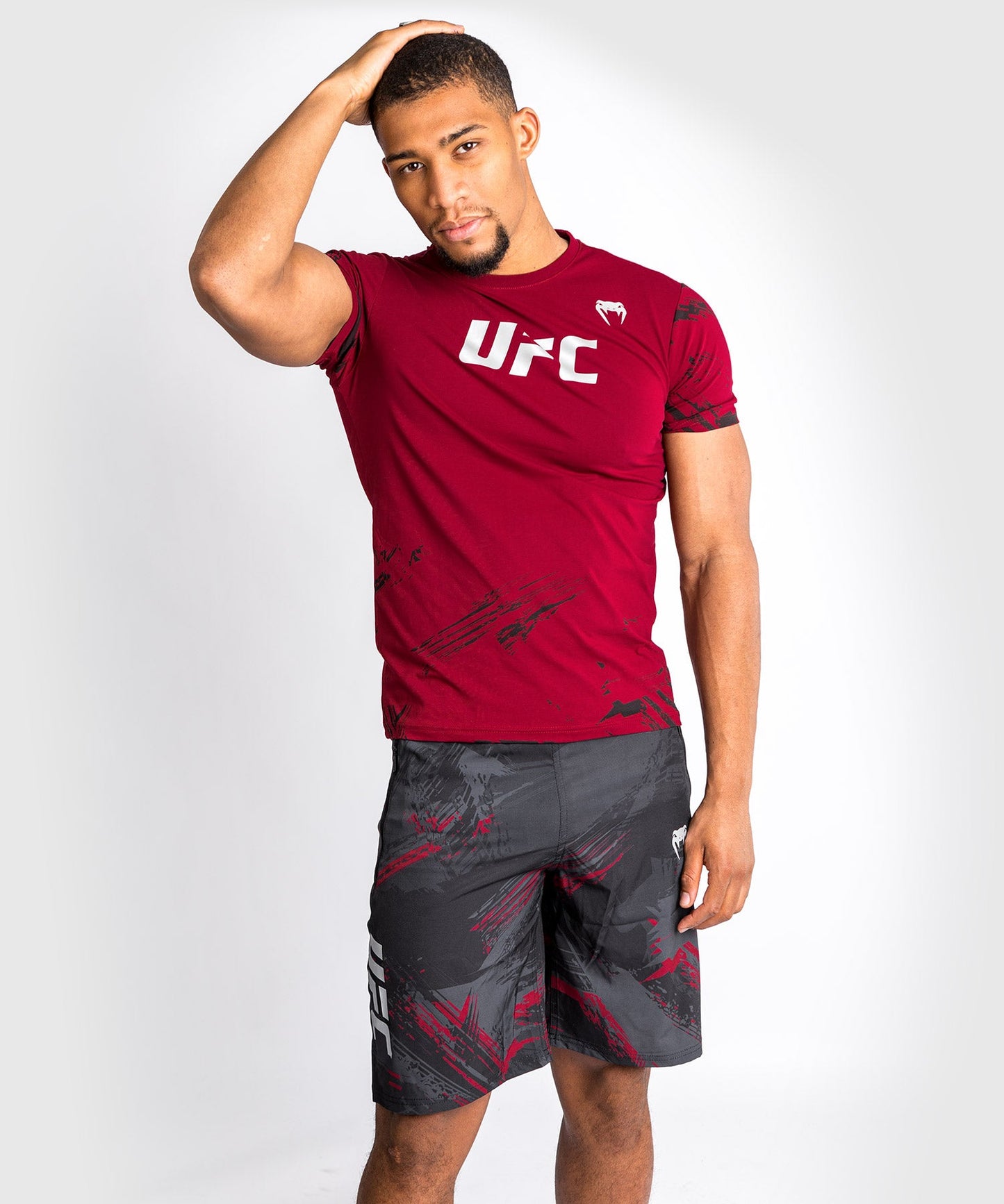 Venum Authentic Fight Week 2.0 UFC Training Shorts - Black/Red