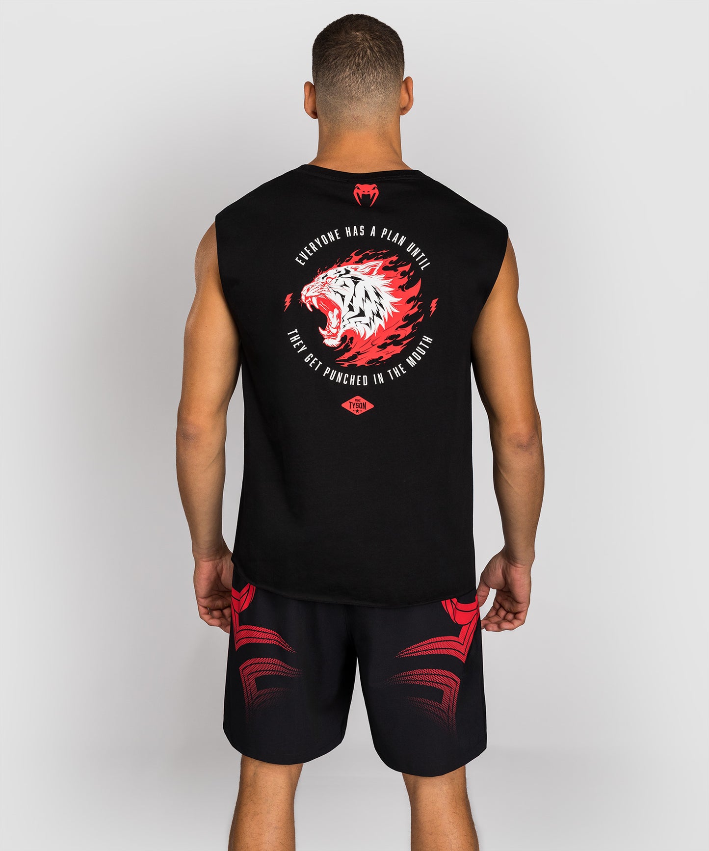 Venum x Mike Tyson Tiger Ärmelloses T-Shirt - Tiefschwarz