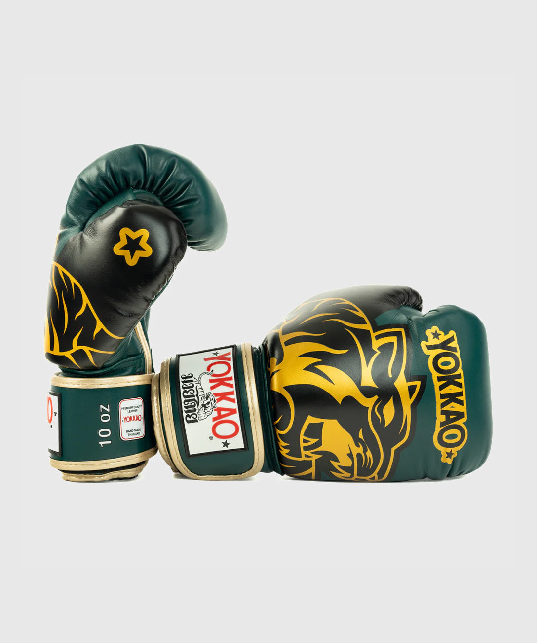Yokkao Original Oro Guantes de Boxeo - Verde