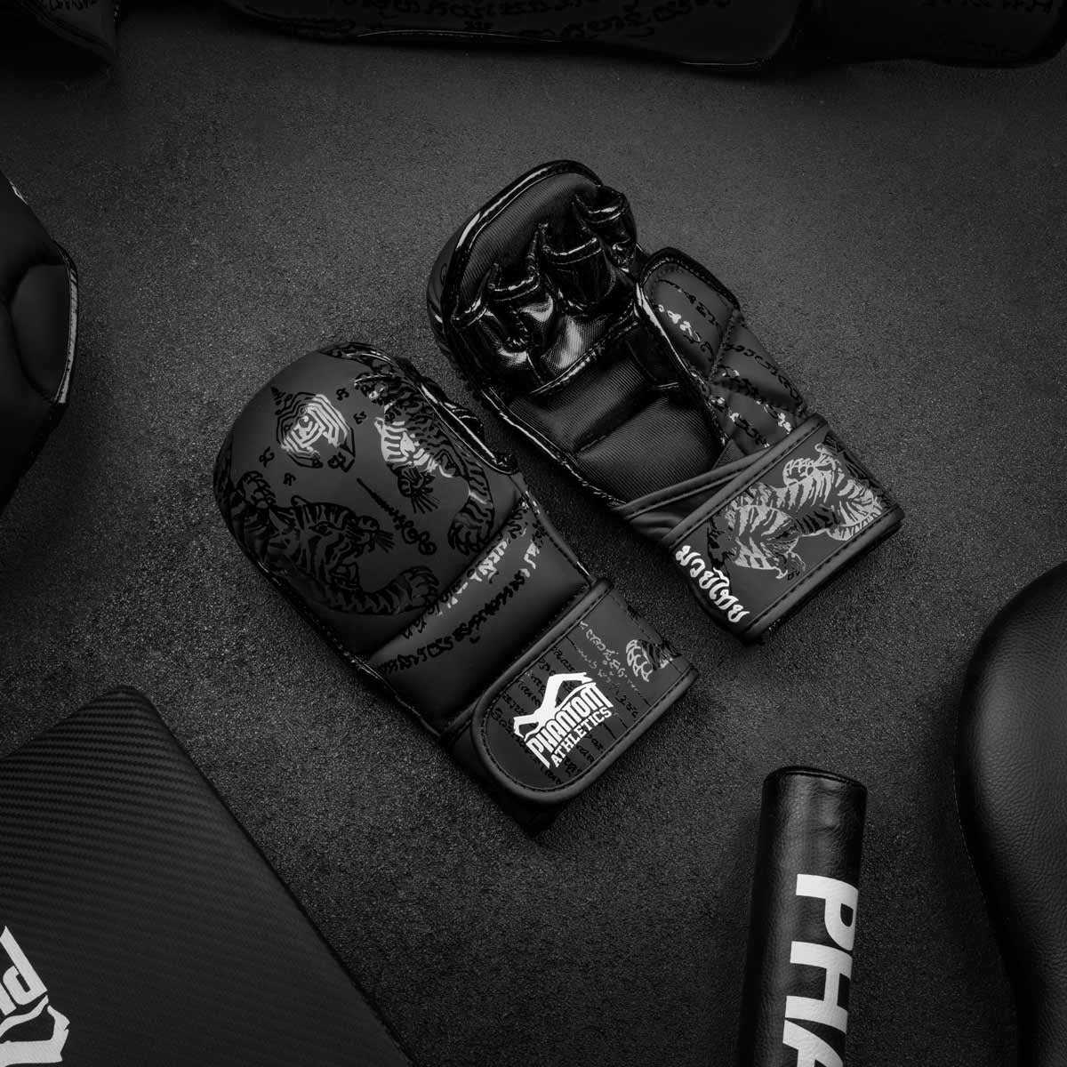 Gants De Mma Sparring Phantom Athletics Muay Thai - Noir