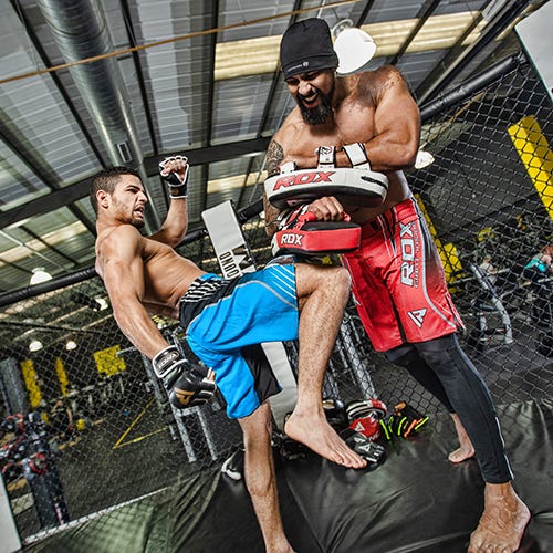 RDX Sports Pao Curved Boxing Pad - Black/White