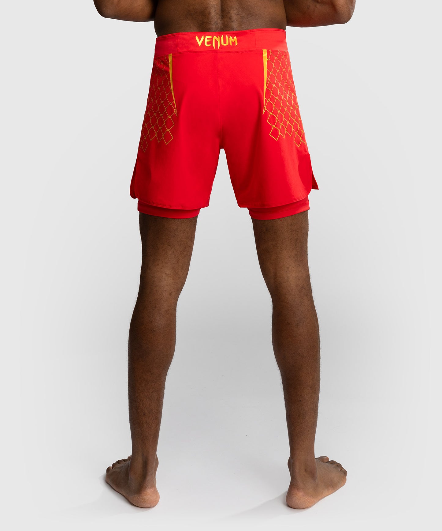 Venum x WOW FC Fury Red/ Gold Pantaloni da combattimento da uomo