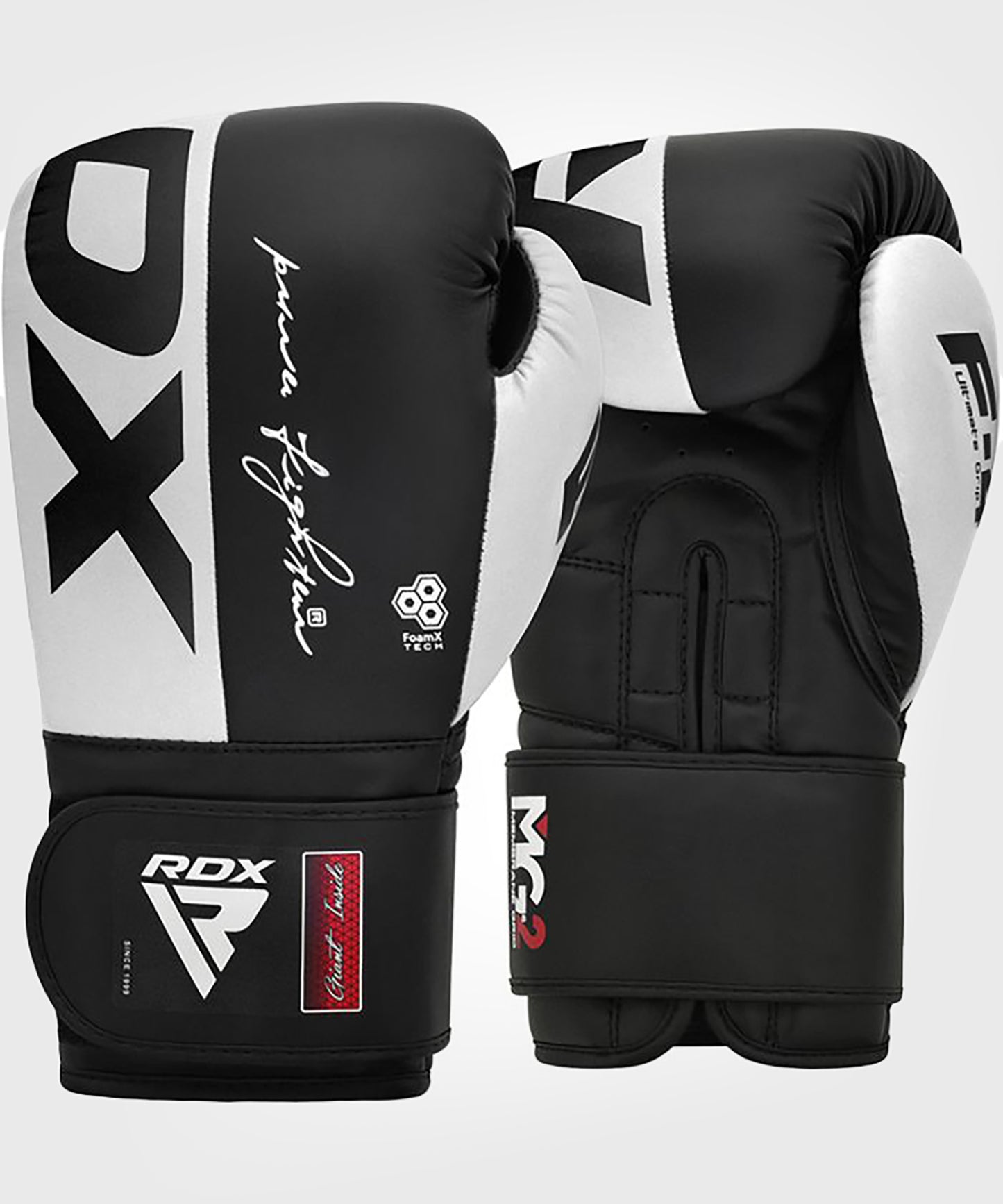 Gants de Boxe F4 RDX - Blanc/Noir
