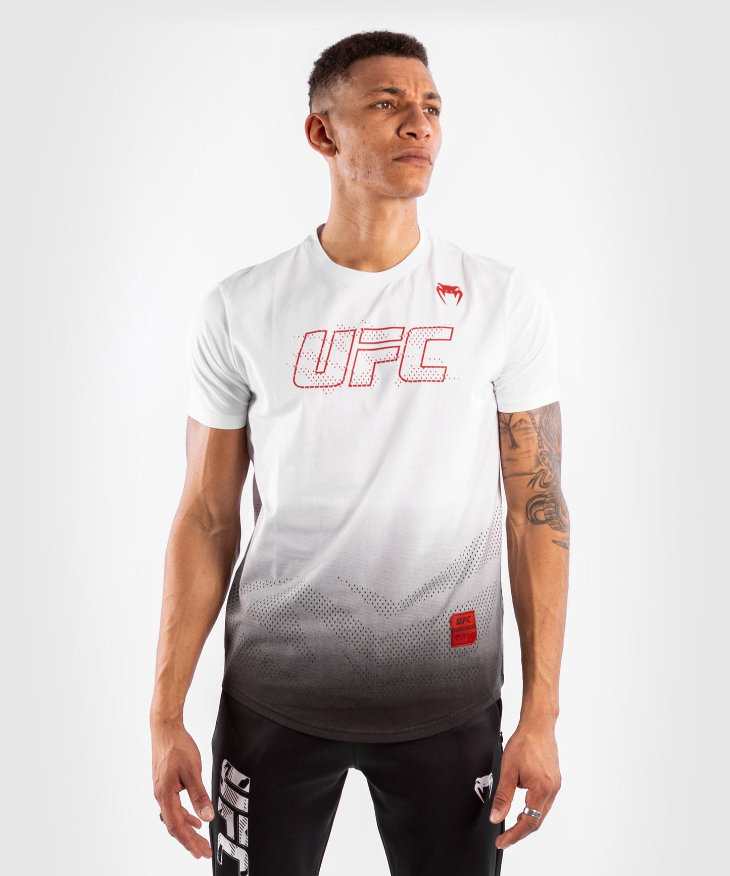 Men's UFC Cotton Short Sleeve T-Shirt Venum Authentic Fight Week - White