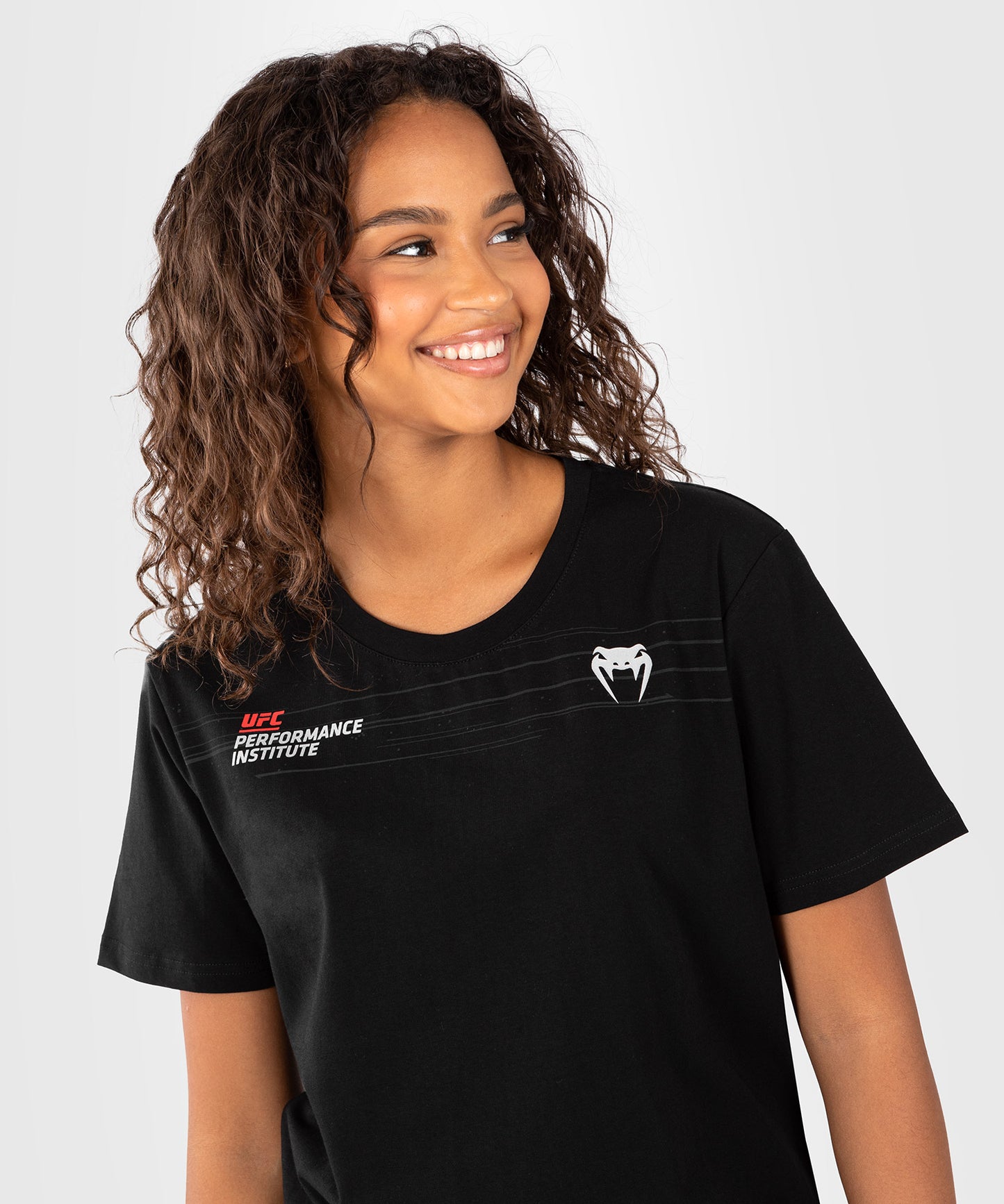 T-Shirt Femme UFC Venum Performance Institute 2.0 - Noir/Rouge